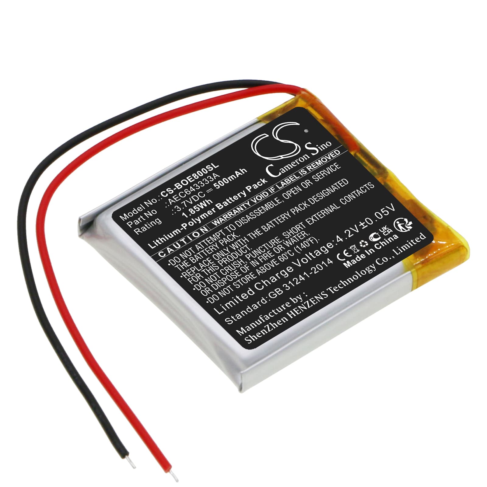 Replacement Battery for Bang & Olufsen Beoplay E8 - CS-BOE800SL-1.jpg