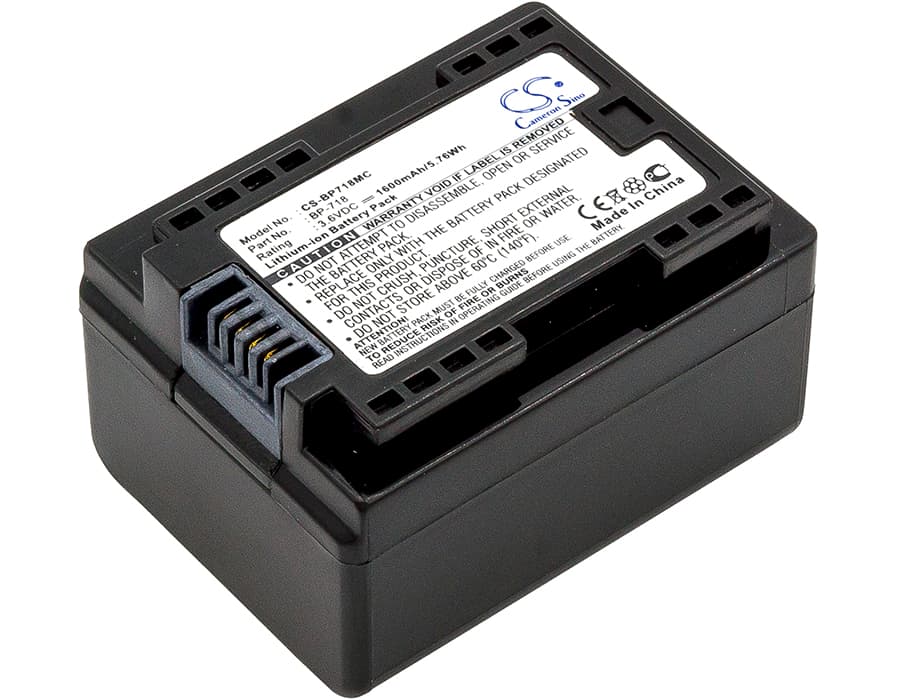 Replacement Battery for Canon VIXIA HF M52 - CS-BP718MC-1.jpg