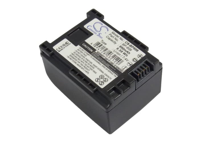 Replacement Battery for Canon Vixia HF10 - CS-BP809-1.jpg