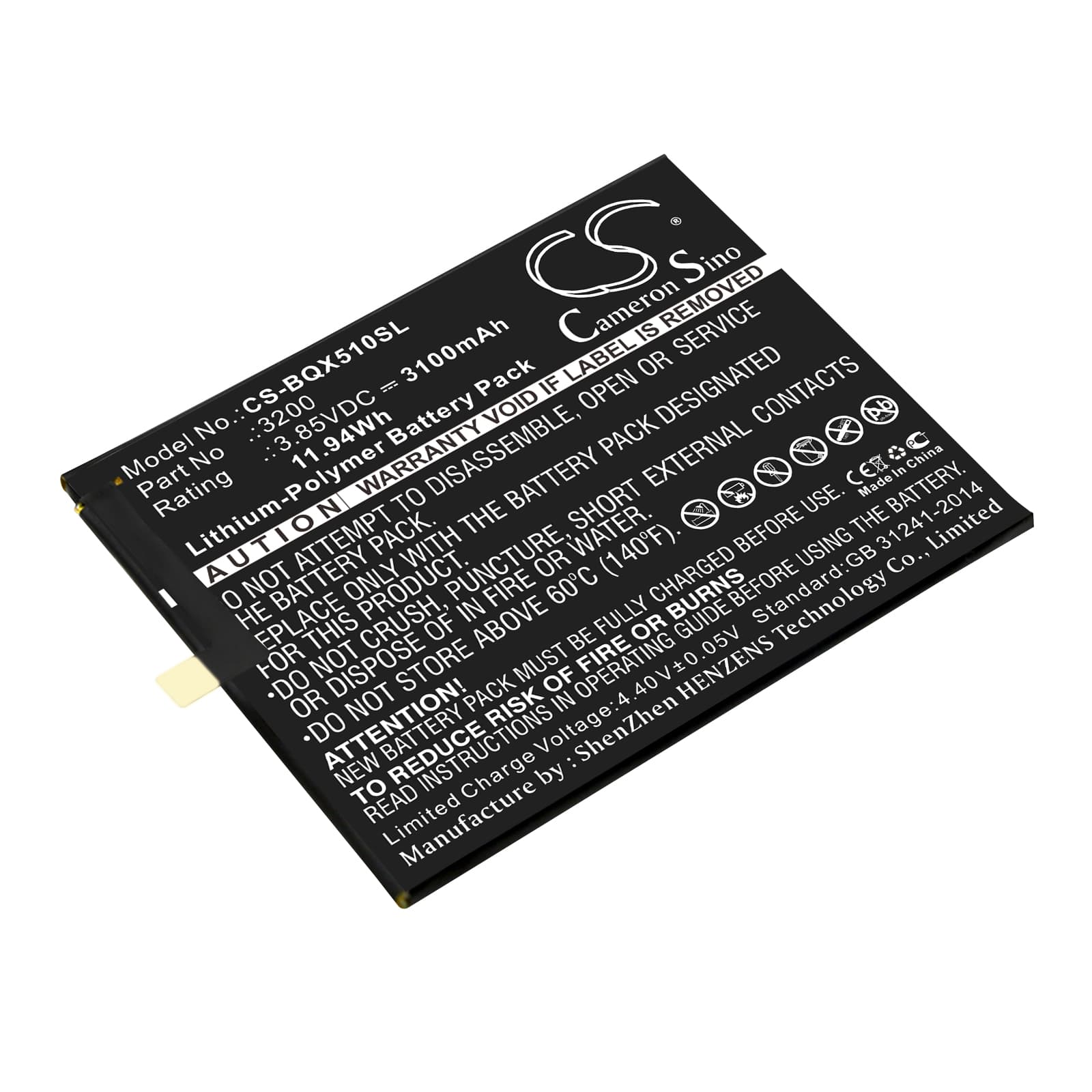 Replacement Battery for BQ Aquaris X5 Plus - CS-BQX510SL-1.jpg