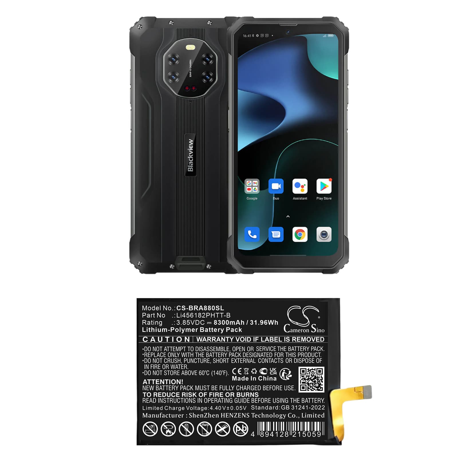 Replacement Battery for BlackView BL8800 - CS-BRA880SL-1.jpg