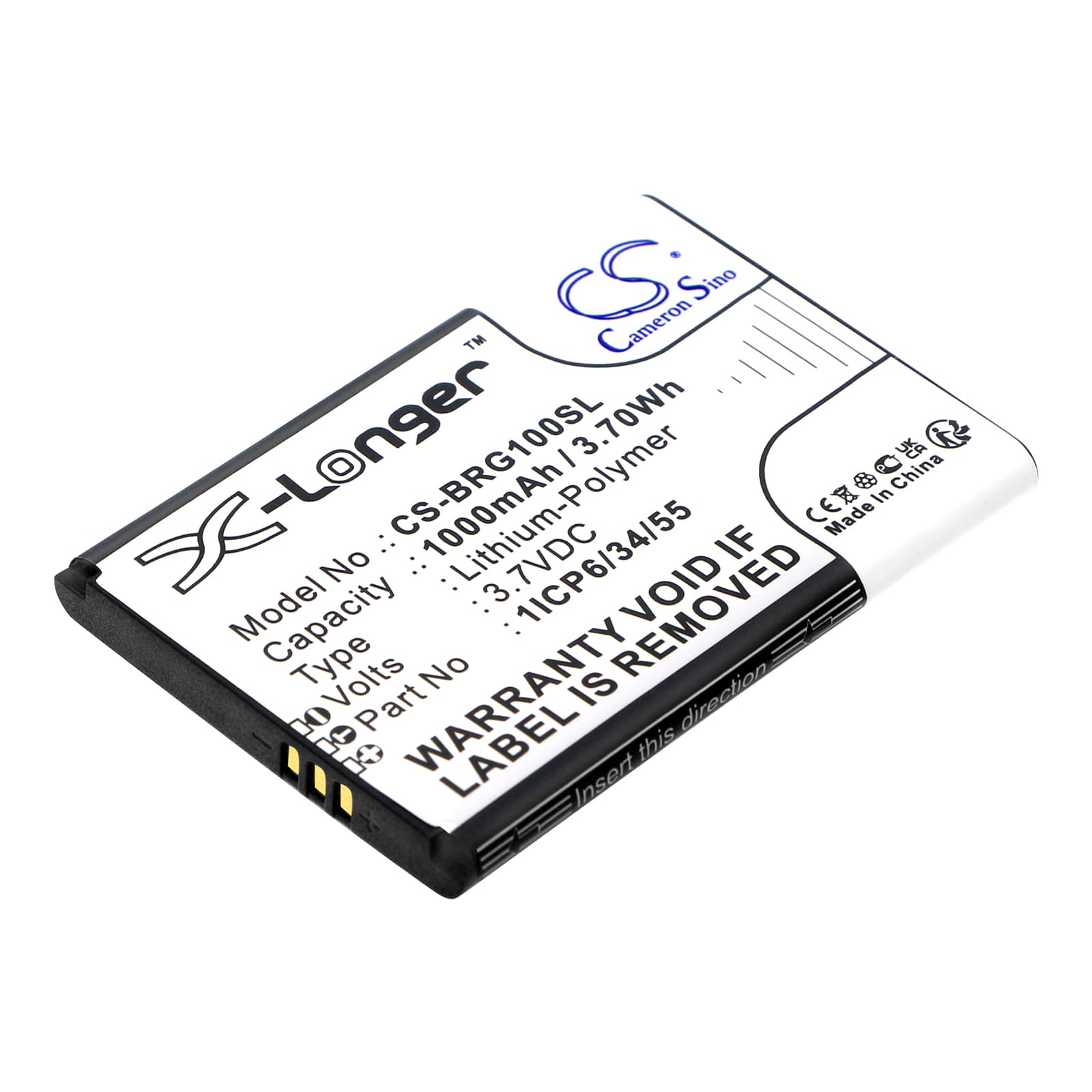Replacement Battery for Brondi AMICO Gentile - CS-BRG100SL-1.jpg