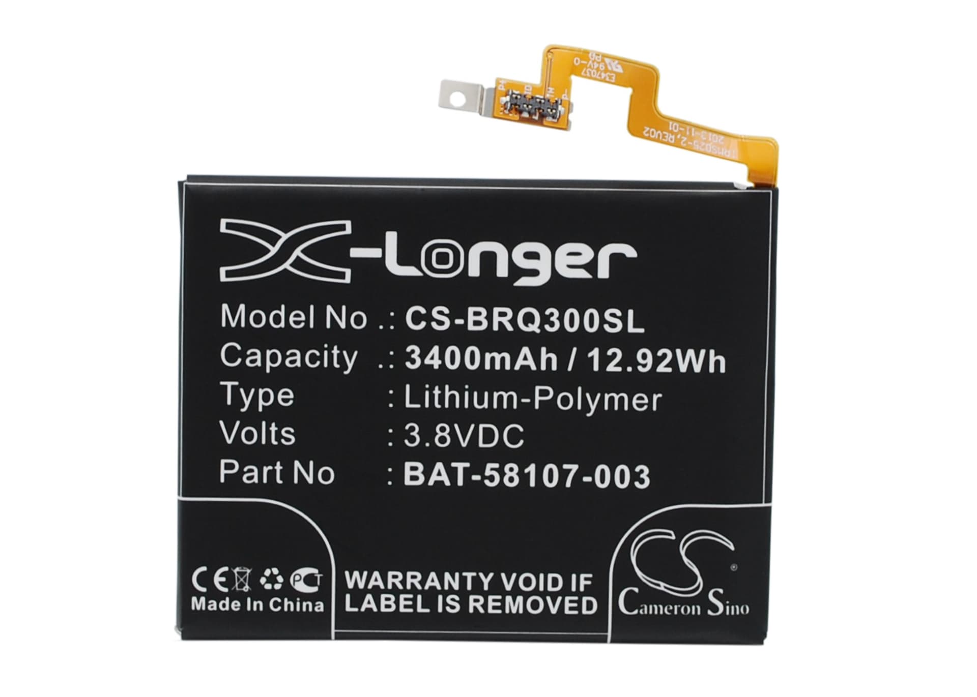Replacement Battery for BlackBerry Q30