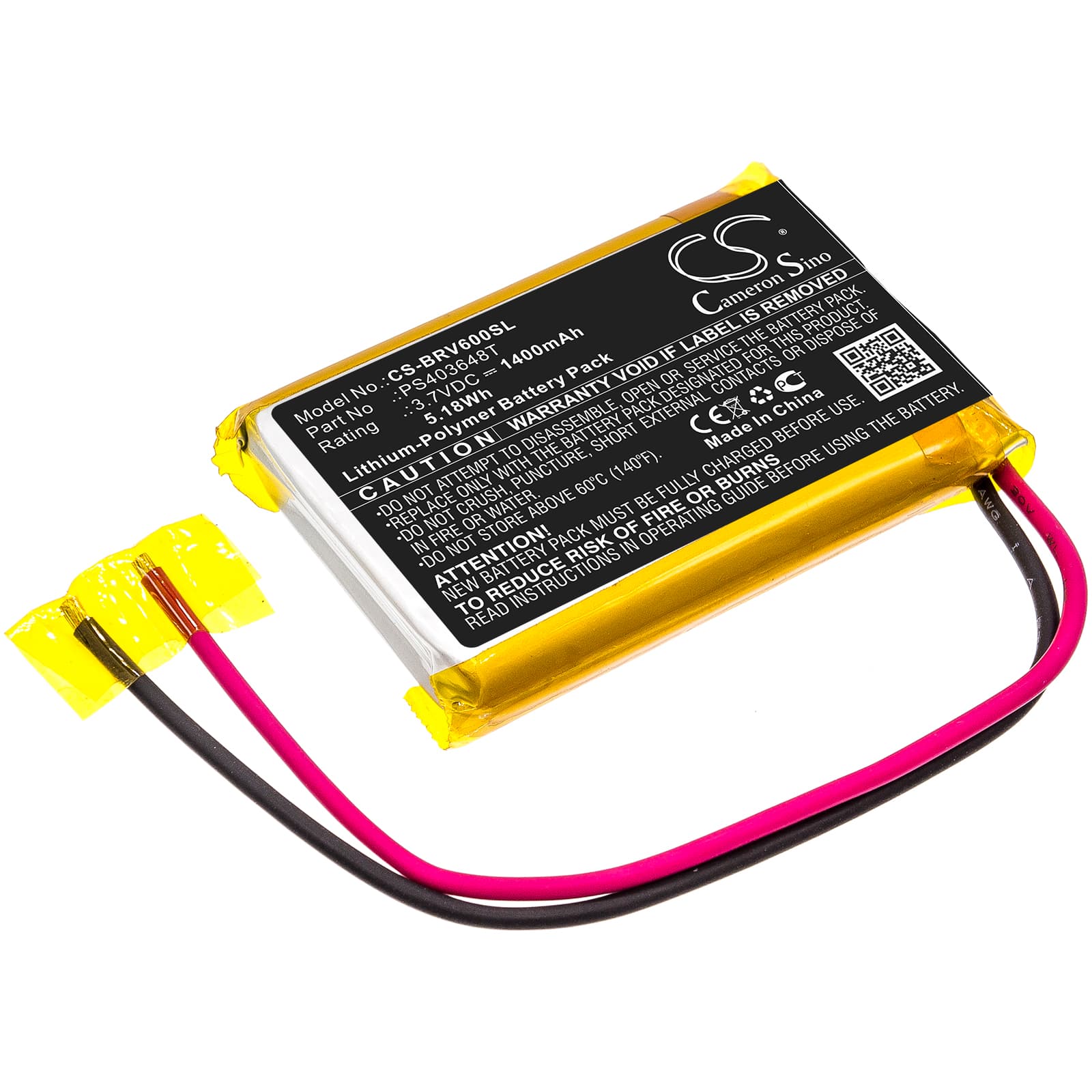 Replacement Battery for Braven Braven 600 - CS-BRV600SL-1.jpg