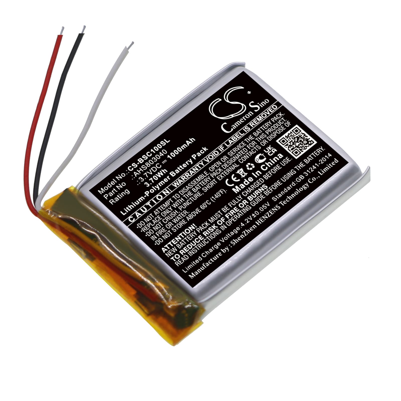 Replacement Battery for Bose SoundWear Companion - CS-BSC100SL-1.jpg