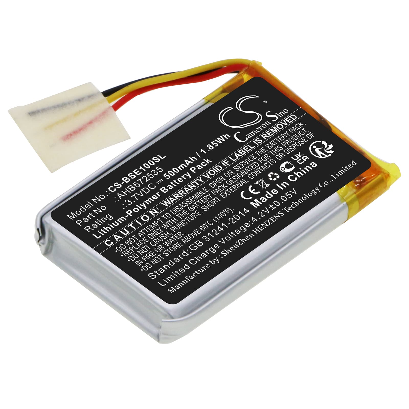 Replacement Battery for Bose Sport Earbuds Charging Base - CS-BSE100SL-1.jpg