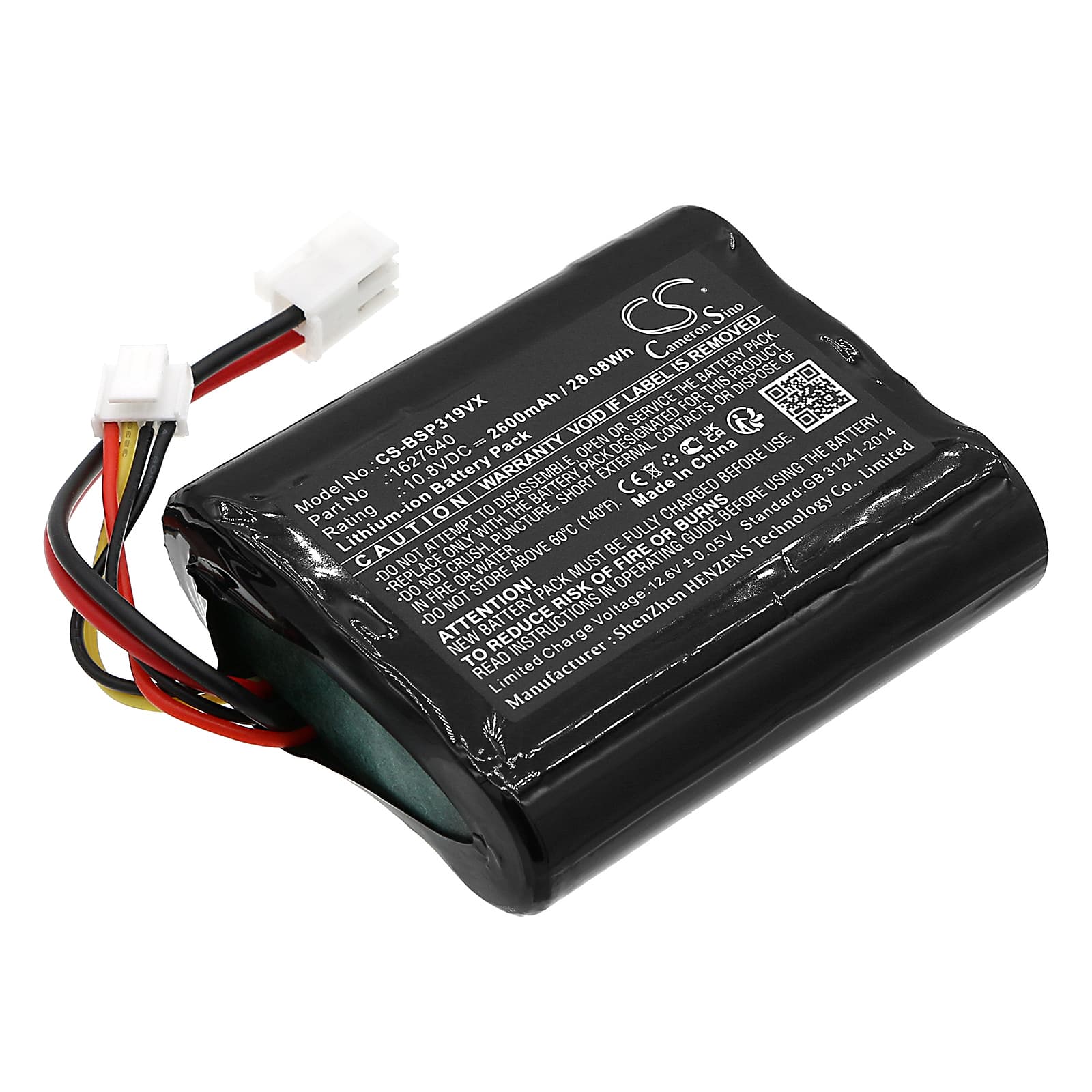 Replacement Battery for Bissell PowerLifter Adapt IonVacuum P2922-10A - CS-BSP319VX-1.jpg