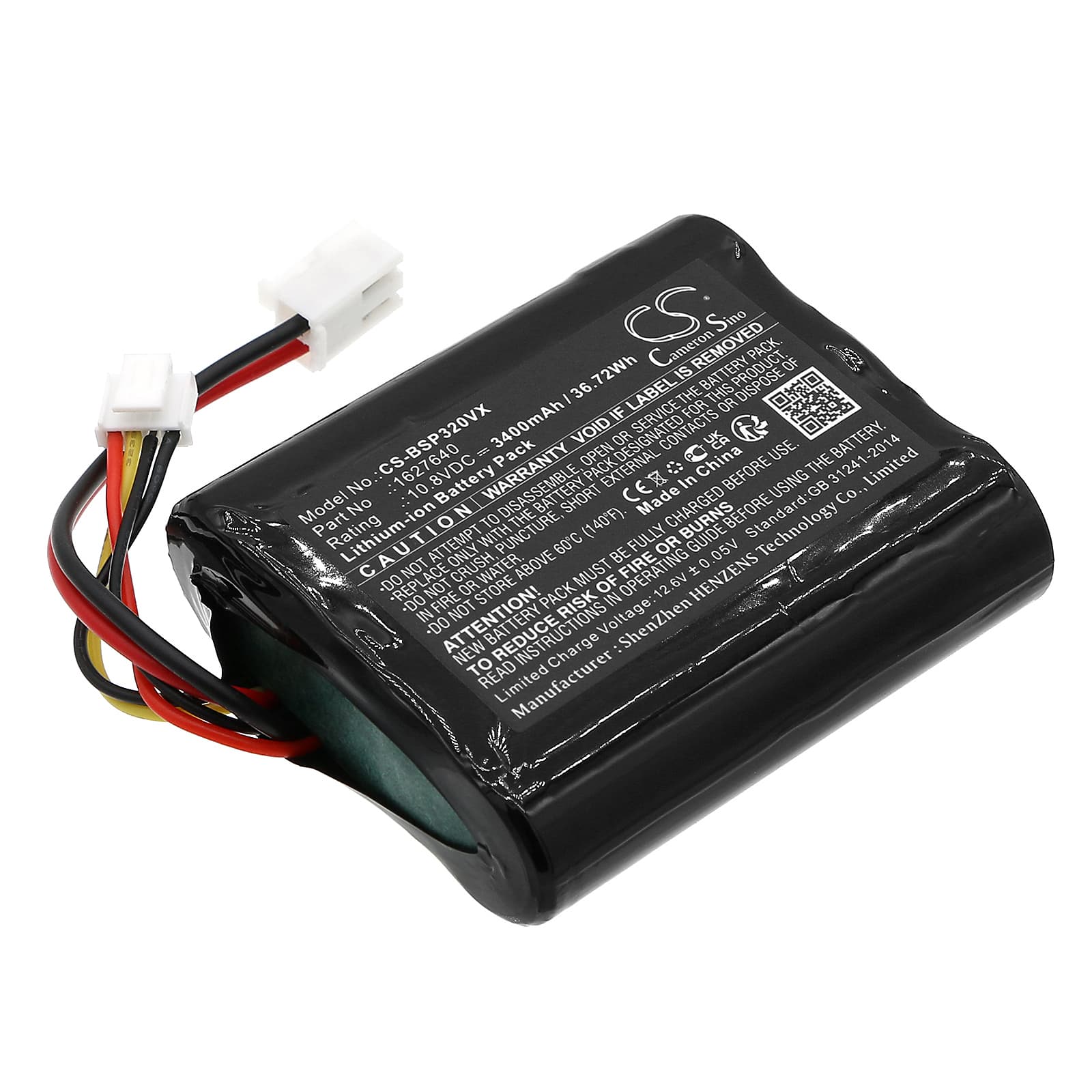 Replacement Battery for Bissell PowerLifter Adapt IonVacuum P2922-10A - CS-BSP320VX-1.jpg