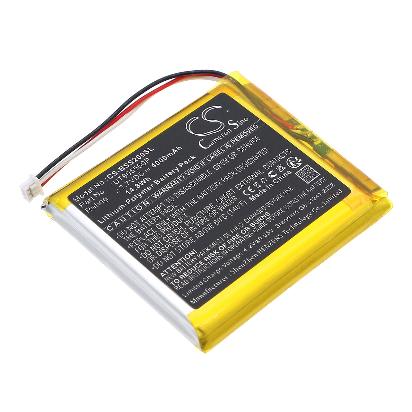 Replacement Battery for Babysense BBM01 - CS-BSS200SL-1.jpg