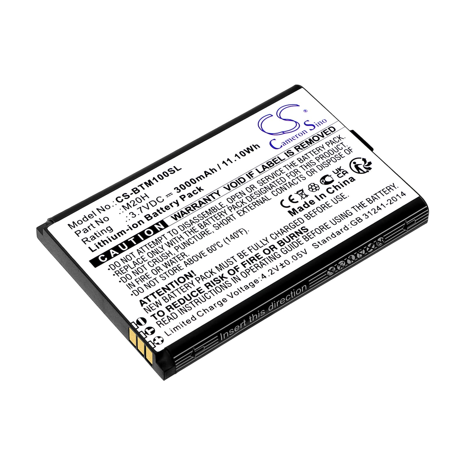 Replacement Battery for Smrat Pro M028AT - CS-BTM100SL-1.jpg