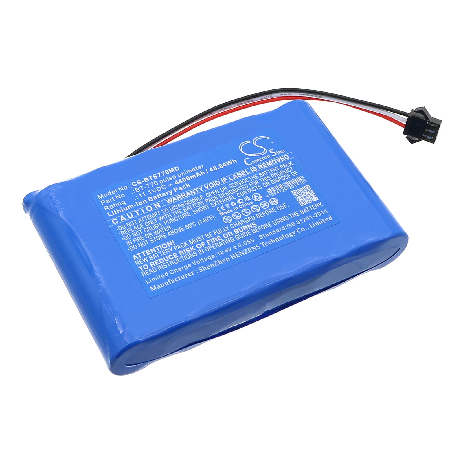 Replacement Battery for Bistos BT-740 pulse oximeter - CS-BTS770MD-1.jpg