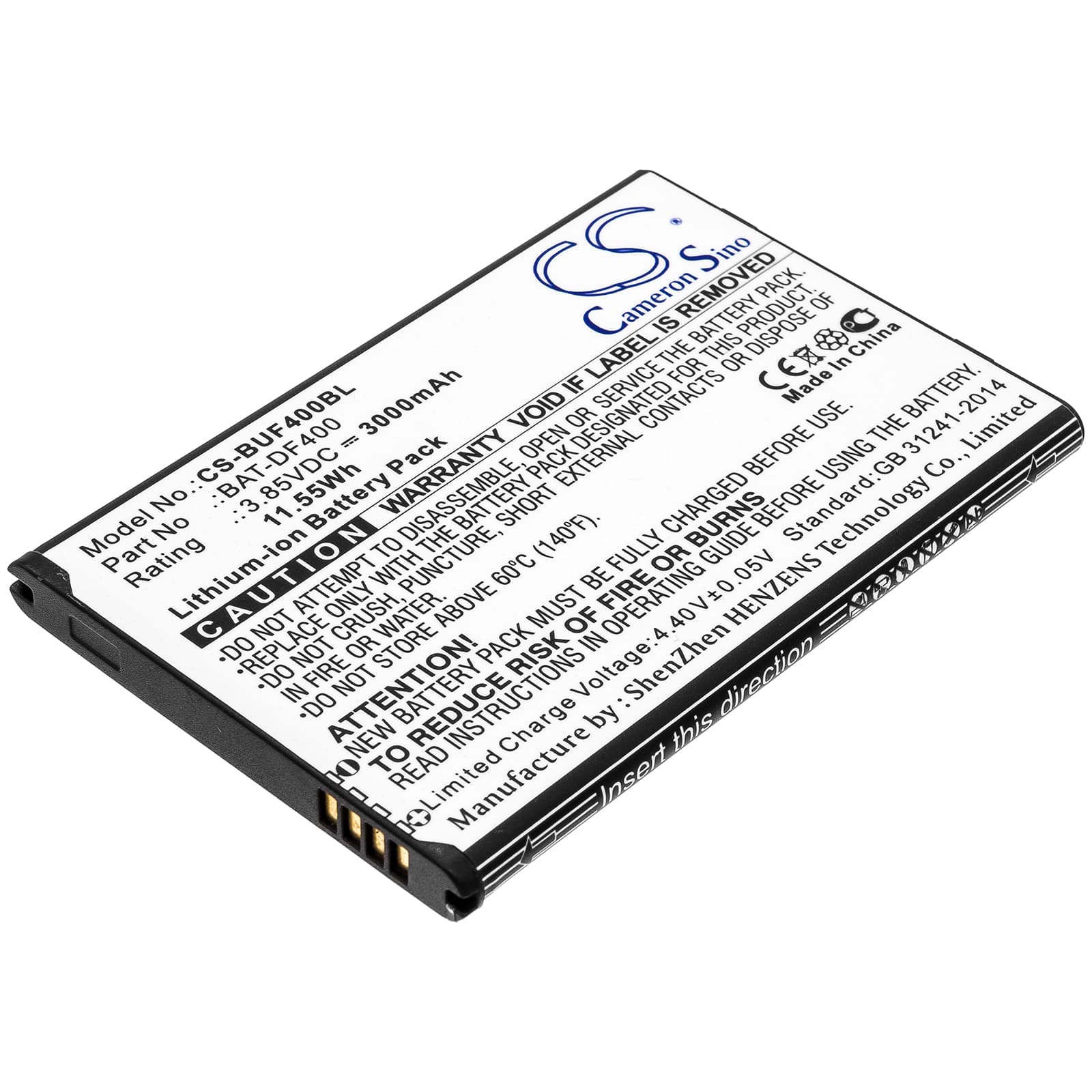 Replacement Battery for BlueBird EF400 - CS-BUF400BL-1.jpg