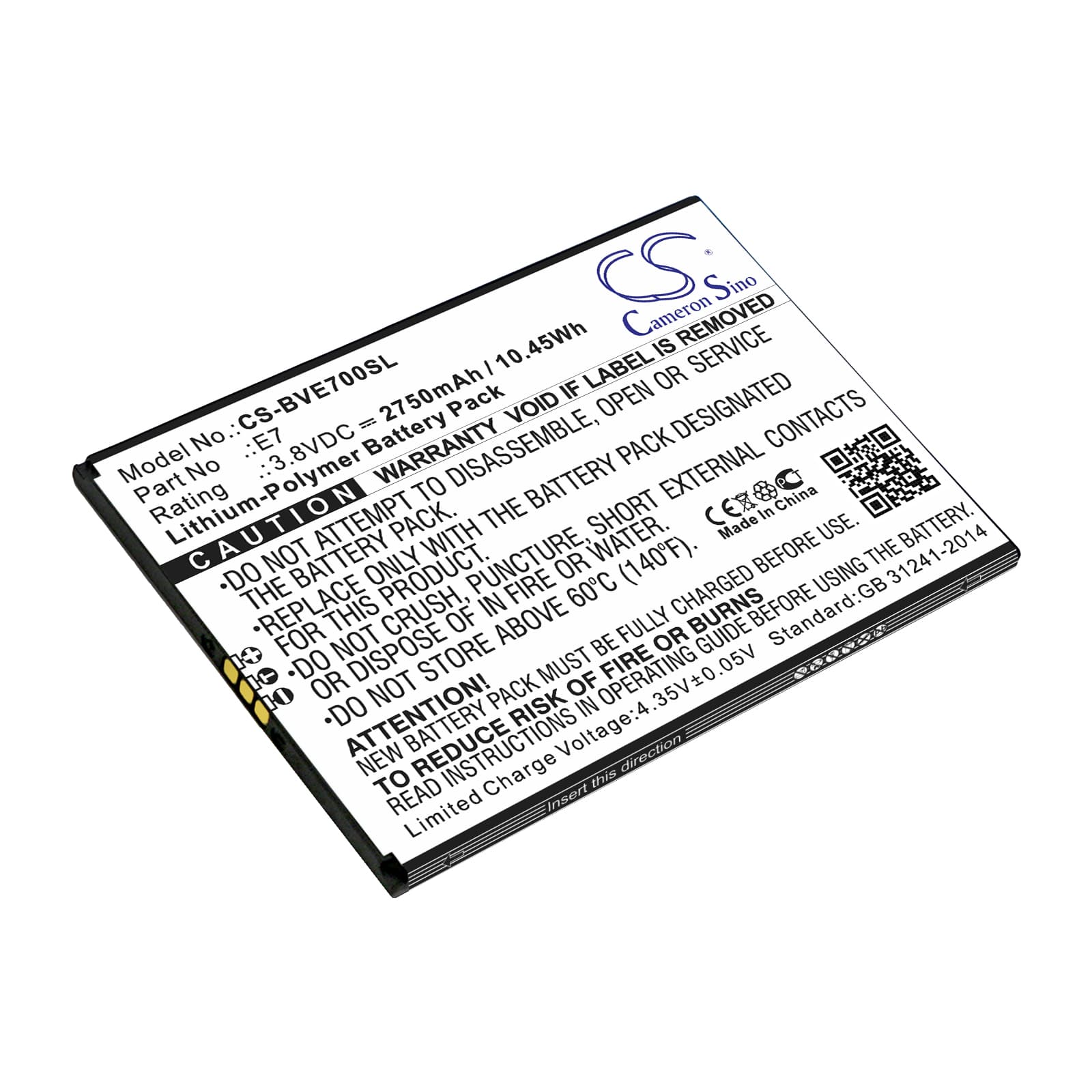 Replacement Battery for BlackView E7