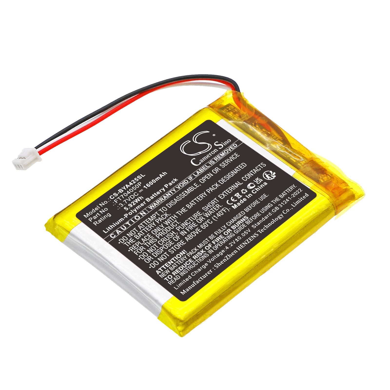 Replacement Battery for Babymoov A014425 - CS-BYA425SL-1.jpg