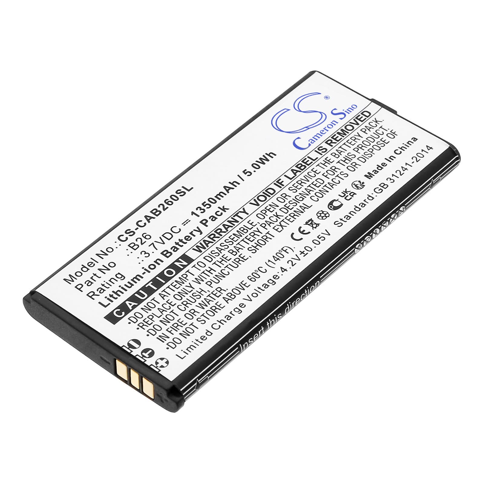 Replacement Battery for CAT B26 - CS-CAB260SL-1.jpg
