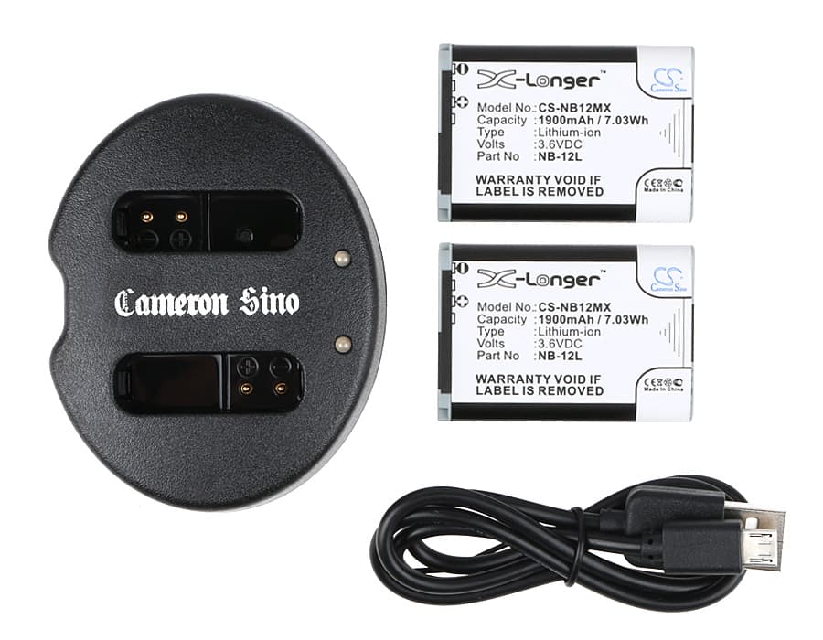 Replacement Battery for Canon PowerShot N100 - CS-CB008-1.jpg