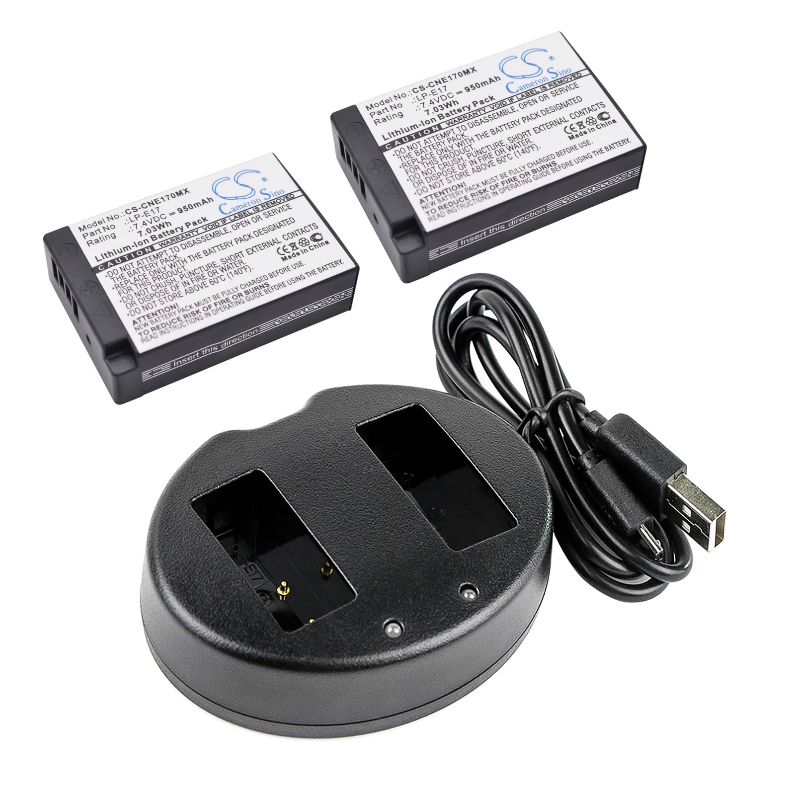 Replacement Battery for Canon EOS Kiss X8i - CS-CB064-1.jpg