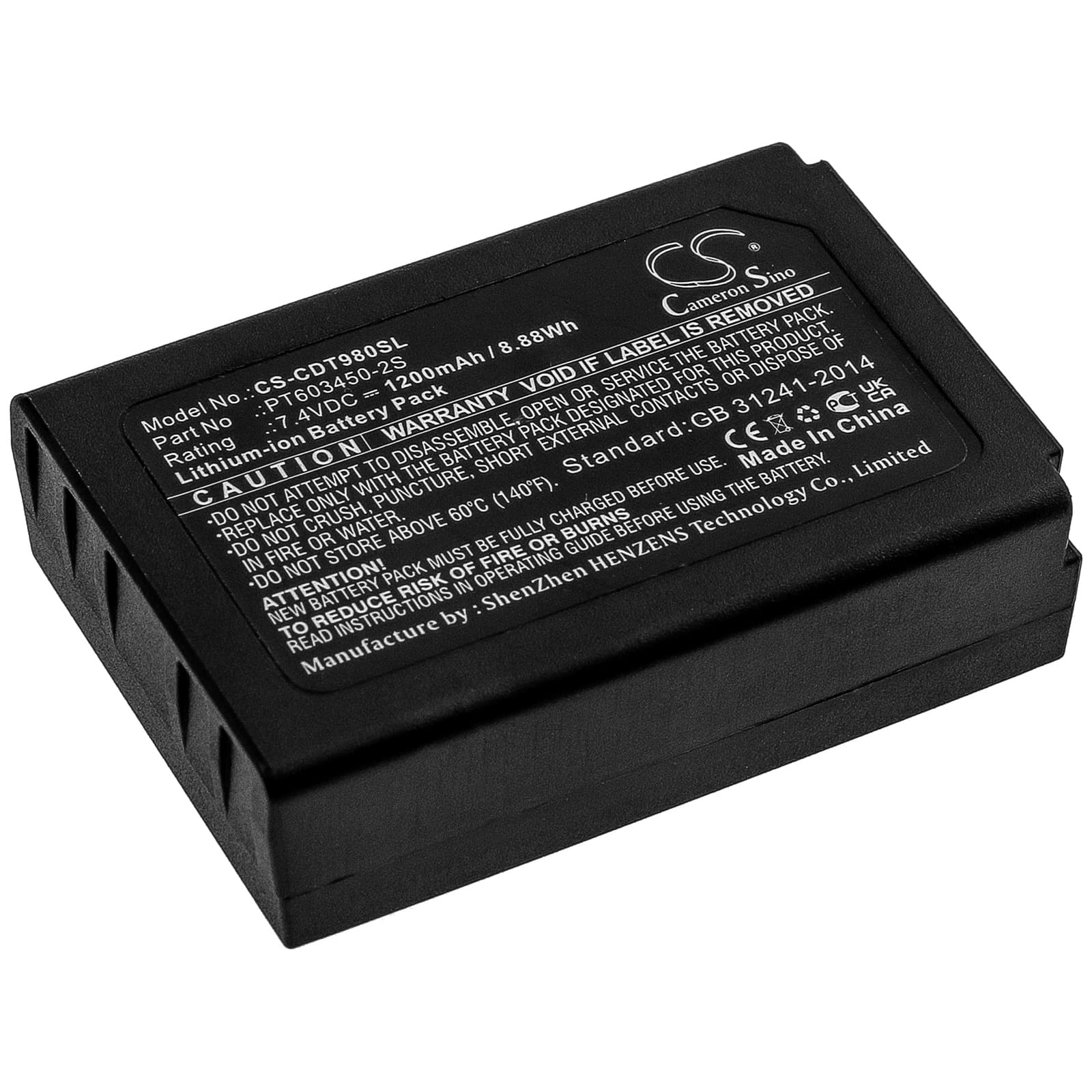 Replacement Battery for CEM DT-9850M - CS-CDT980SL-1.jpg