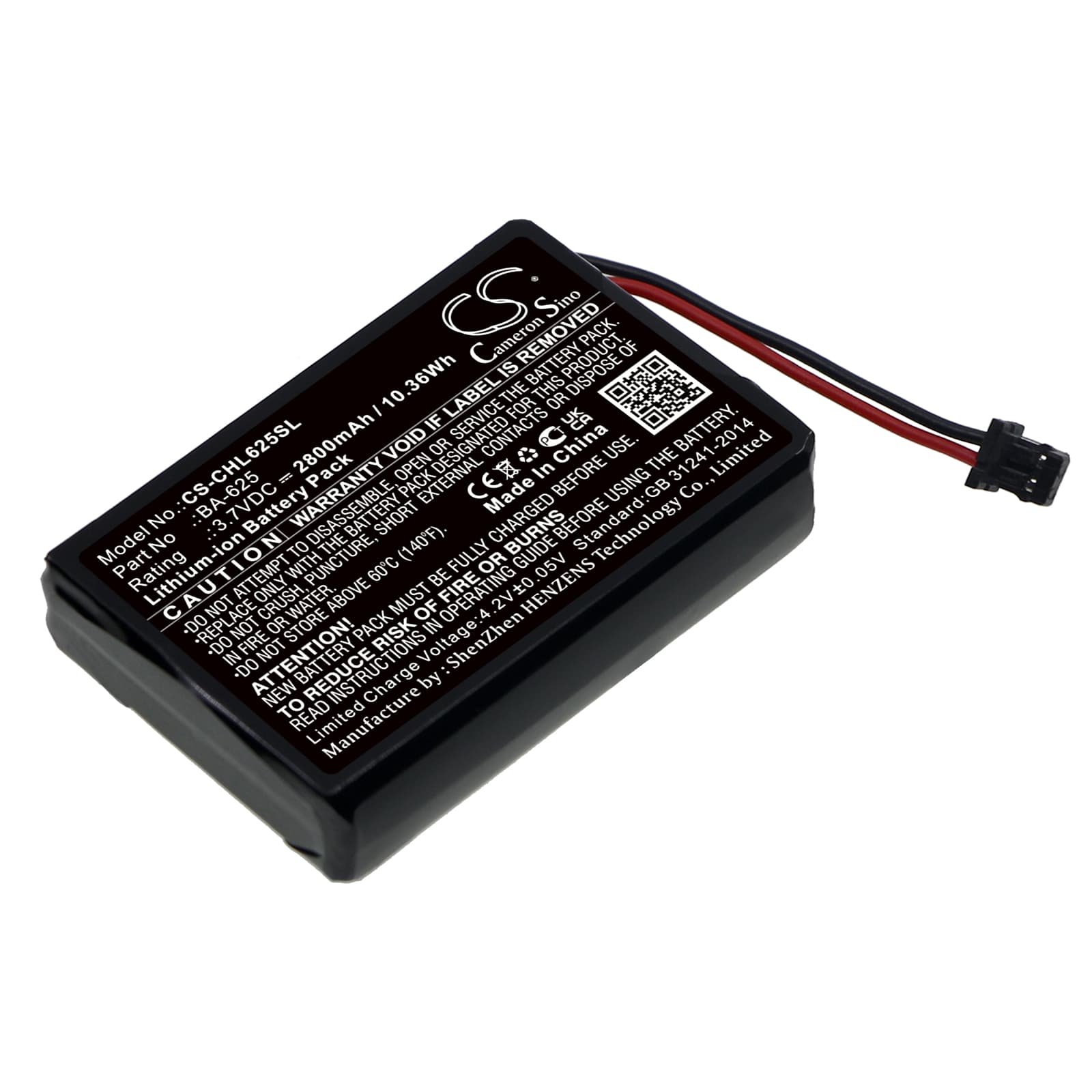 Replacement Battery for CATEYE HL-EL625RC - CS-CHL625SL-1.jpg