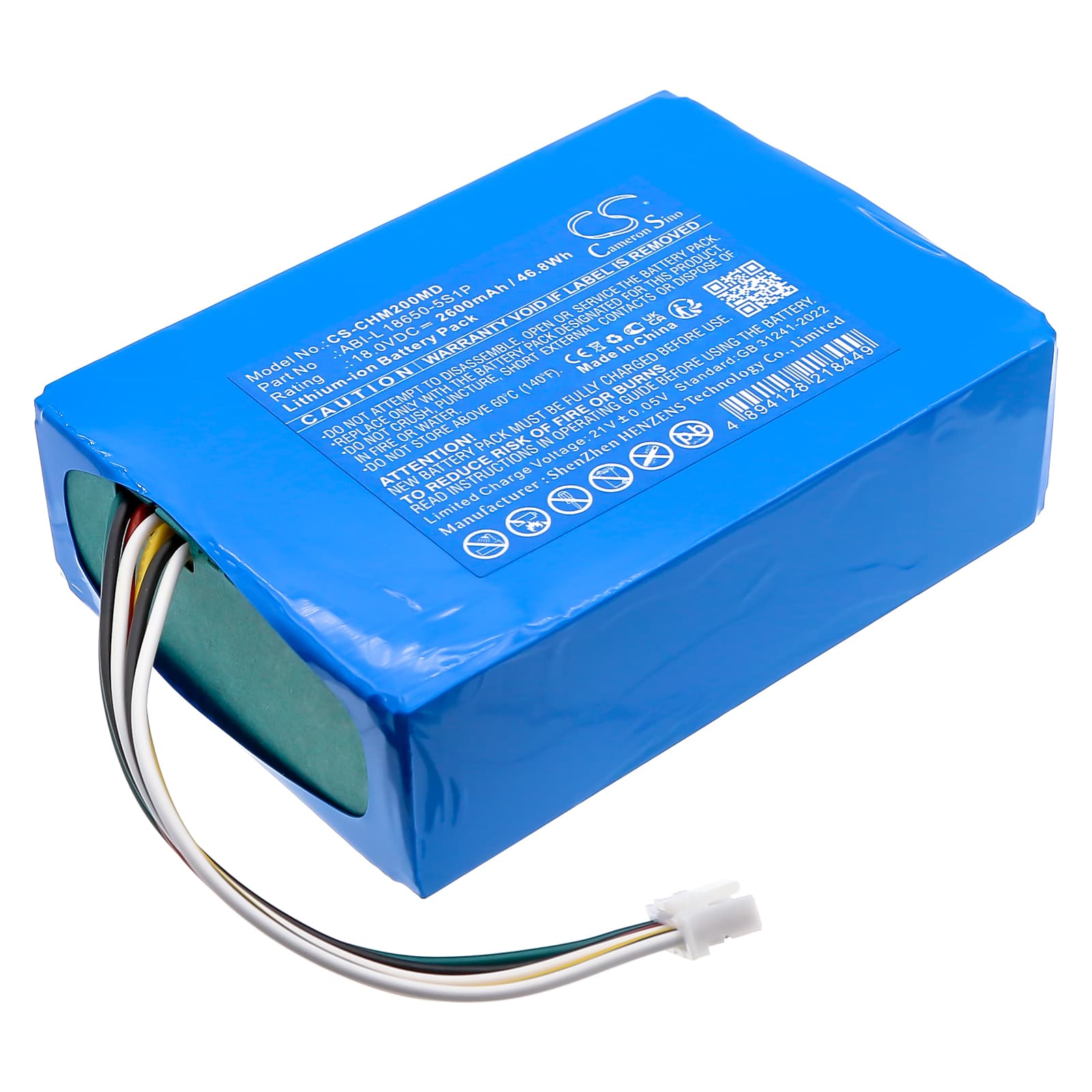 Replacement Battery for Chattanooga Intelect Legend 2 Ultrasound - CS-CHM200MD-1.jpg