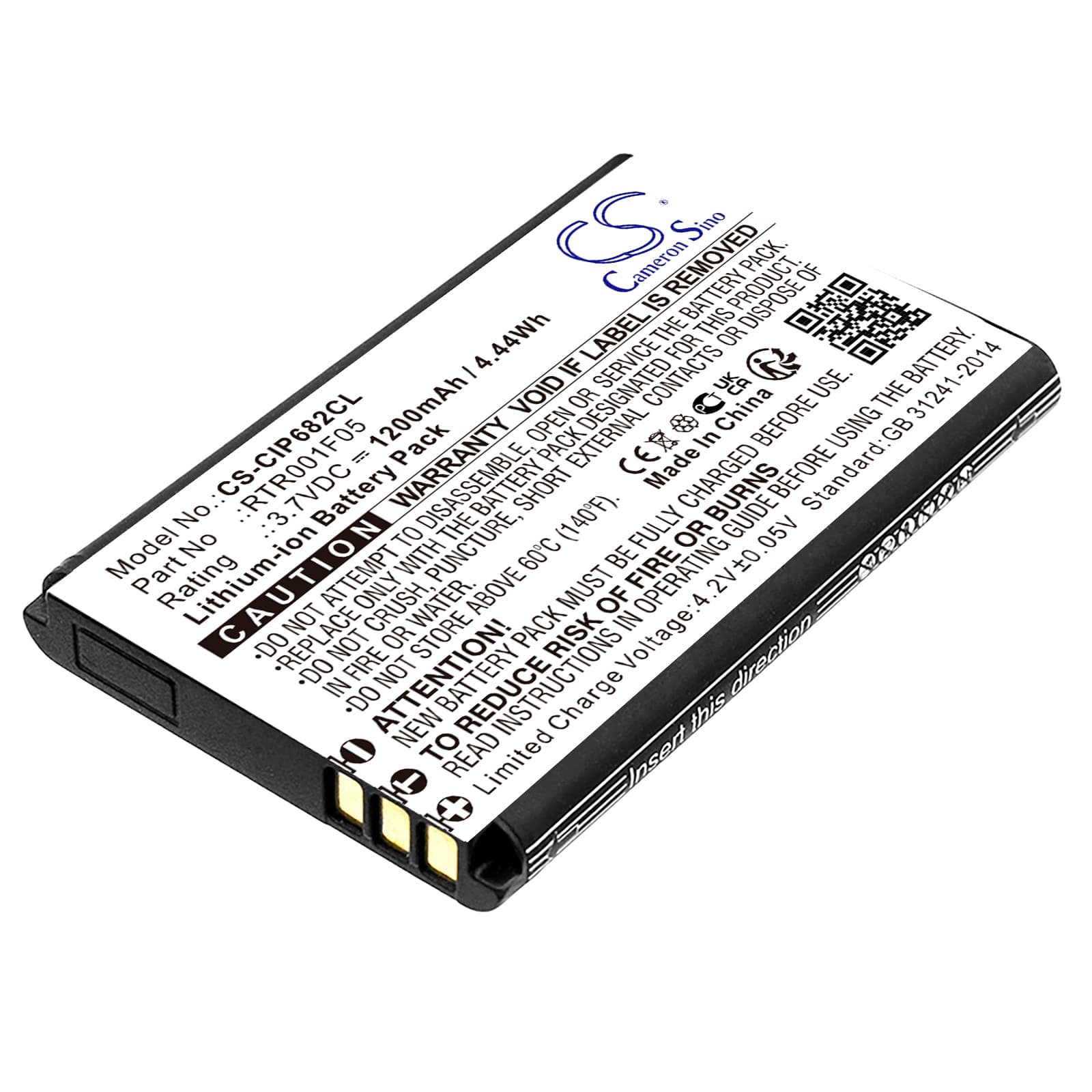 Replacement Battery for Cisco IP DECT 6800 - CS-CIP682CL-1.jpg