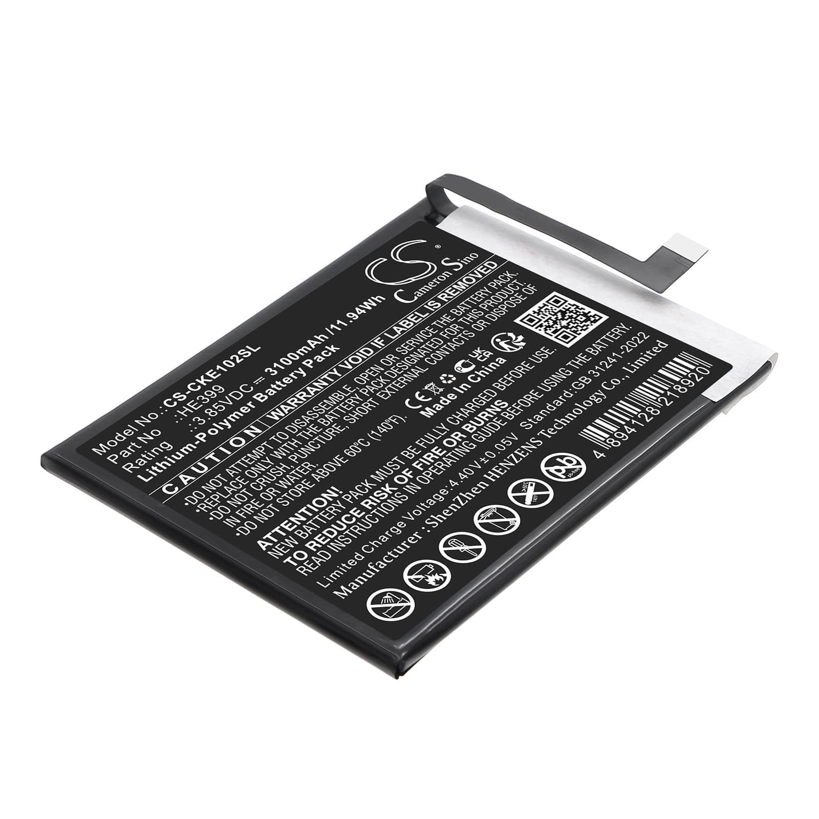 Replacement Battery for Cricket EC1002 - CS-CKE102SL-1.jpg