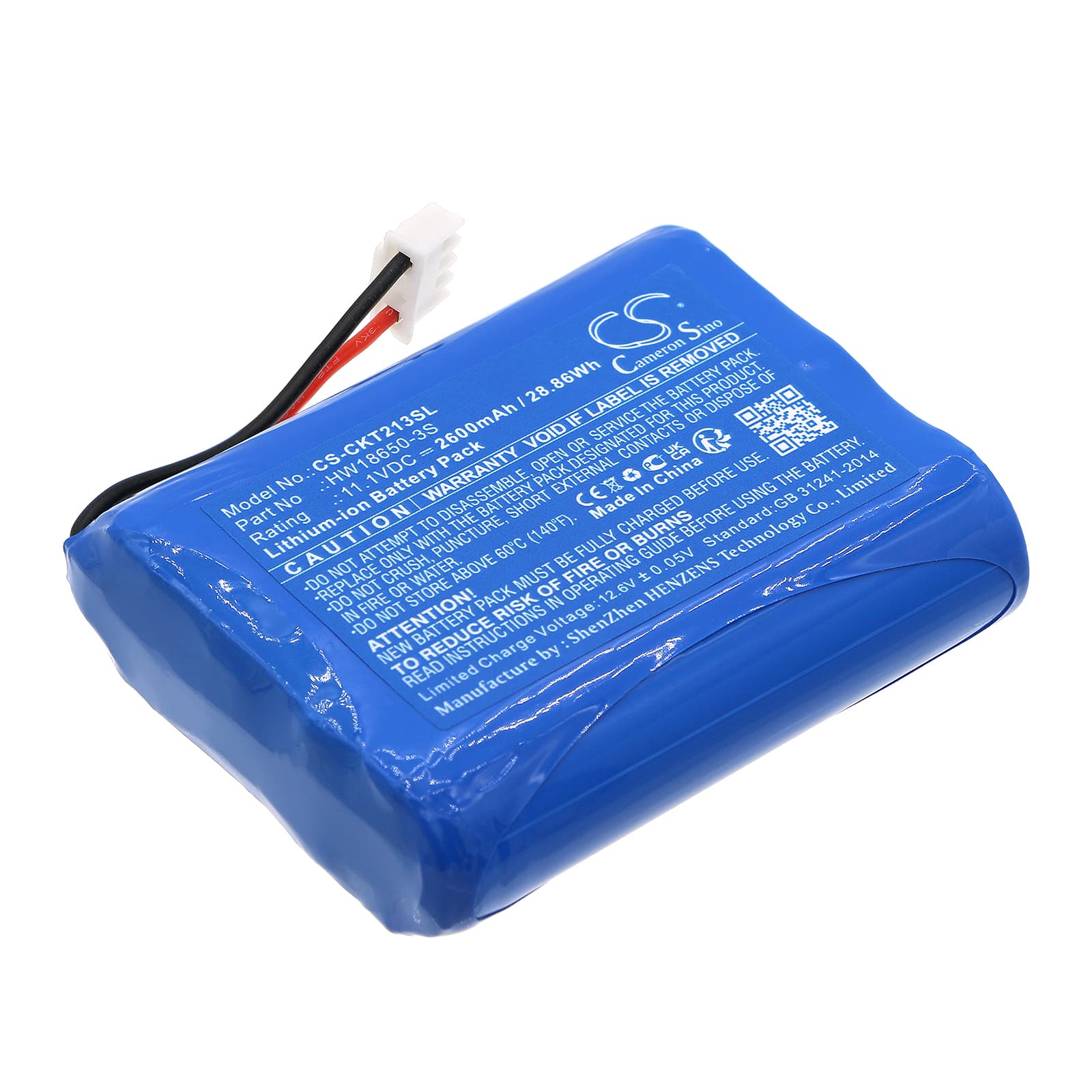 Replacement Battery for Clarke-Tech CT 2013 - CS-CKT213SL-1.jpg