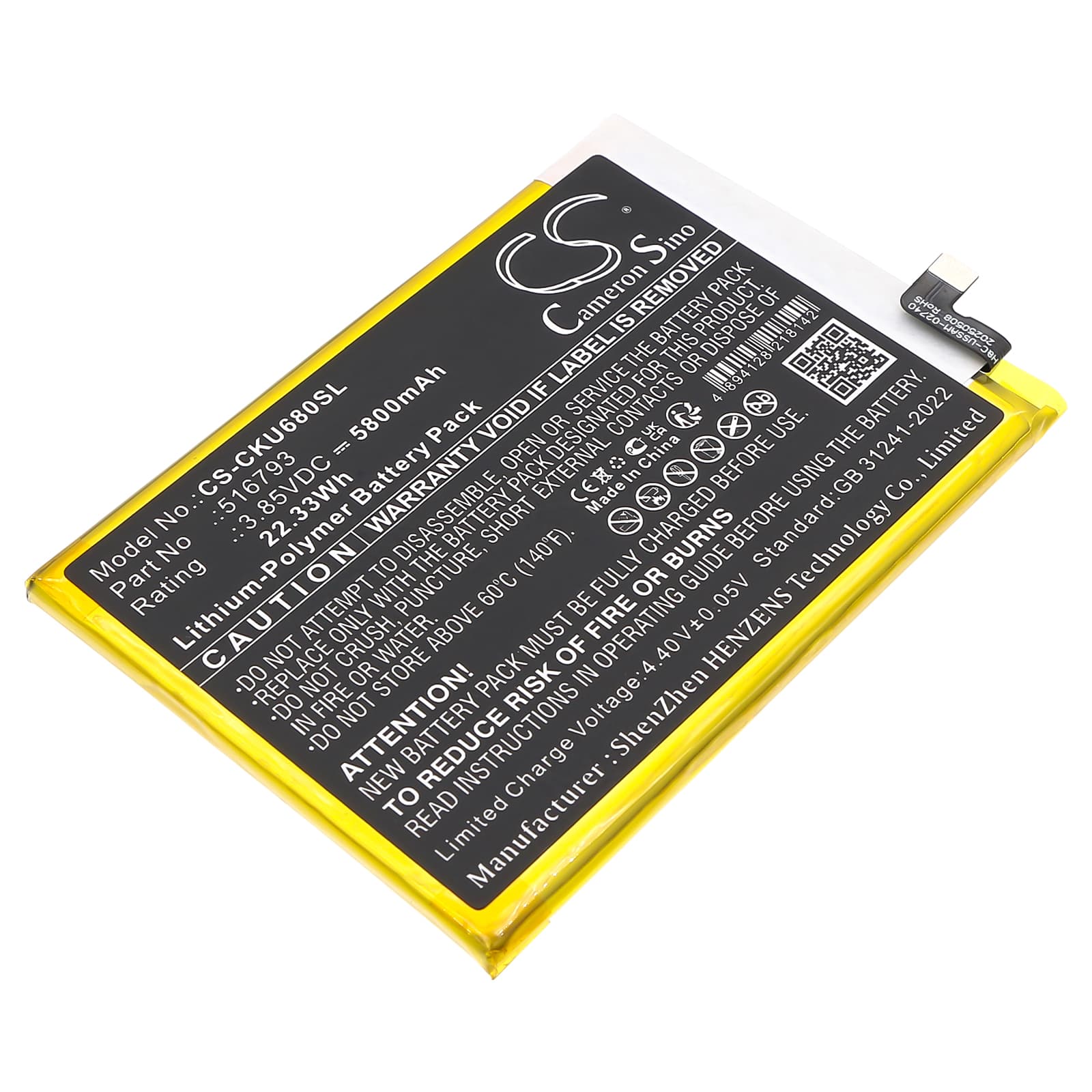 Replacement Battery for Cricket Outlast - CS-CKU680SL-1.jpg
