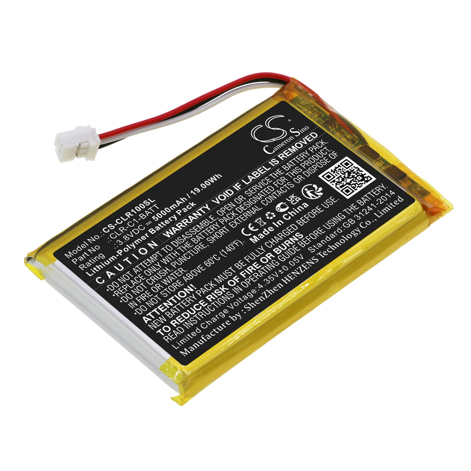 Replacement Battery for ClareOne Smart Home Panel - CS-CLR100SL-1.jpg
