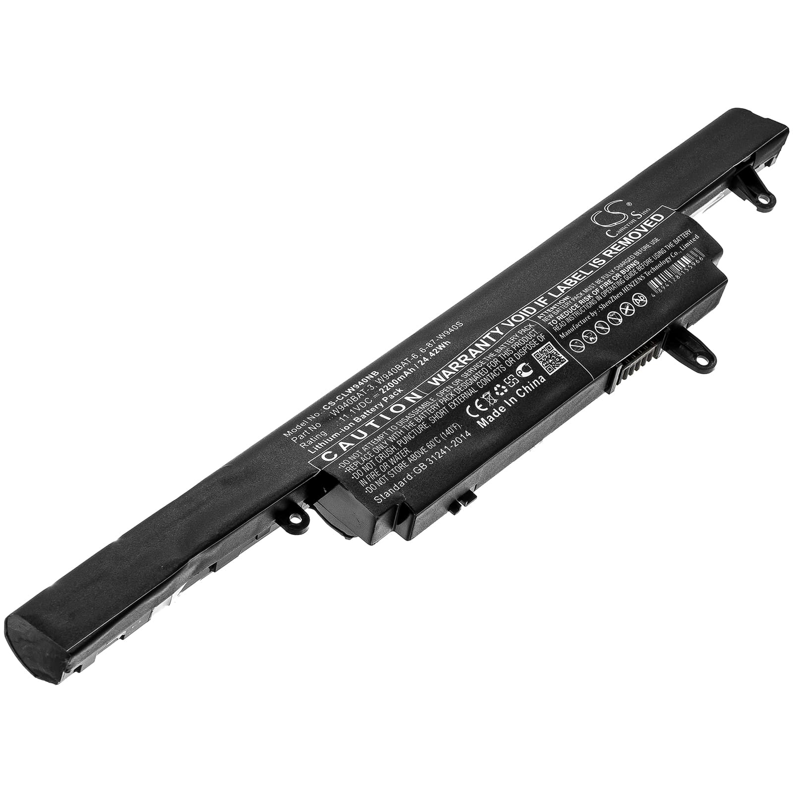 Replacement Battery for Clevo Premium Tv Xs3210 - CS-CLW940NB-1.jpg
