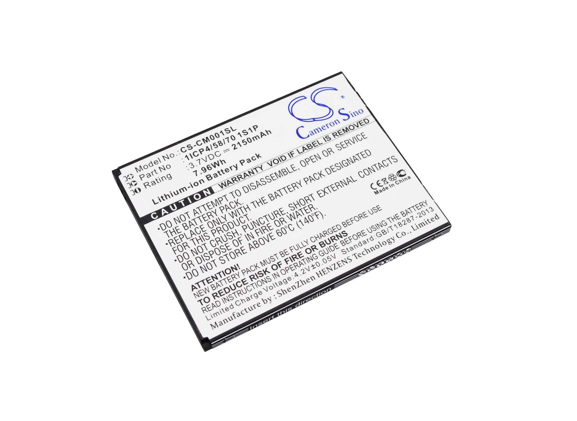 Replacement Battery for Custom Battery Pack 1ICP4/58/70 1S1P - CS-CM001SL-1.jpg