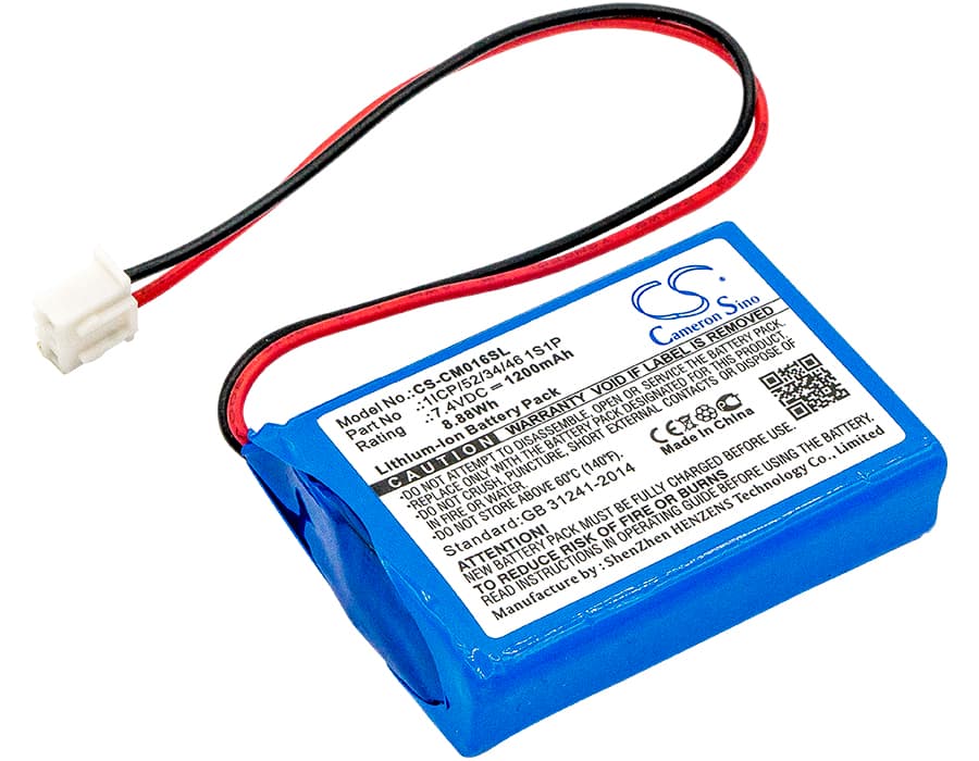 Replacement Battery for Custom Battery Pack 2ICP/52/34/46 1S2P