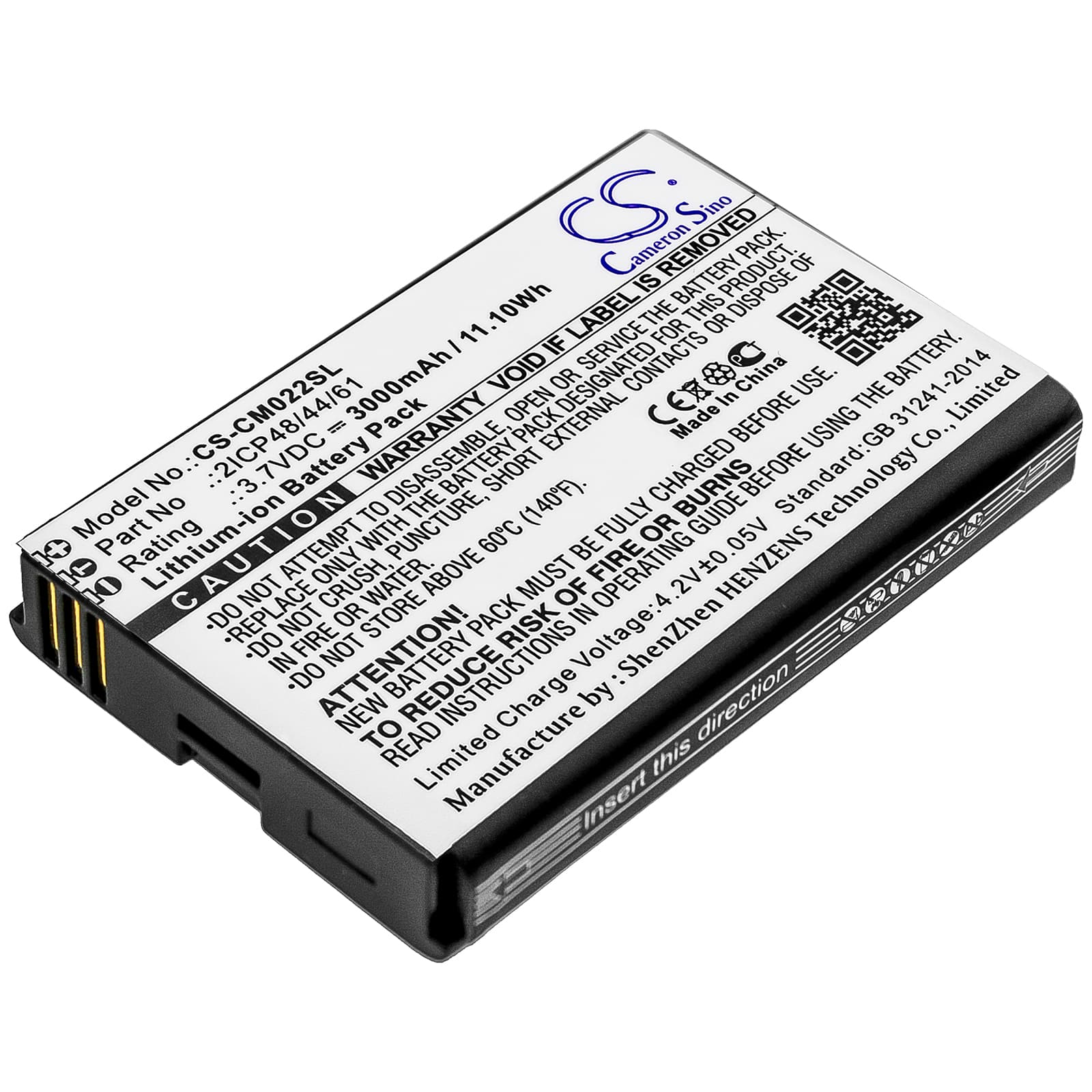 Replacement Battery for Custom Battery Pack 2ICP48/44/61