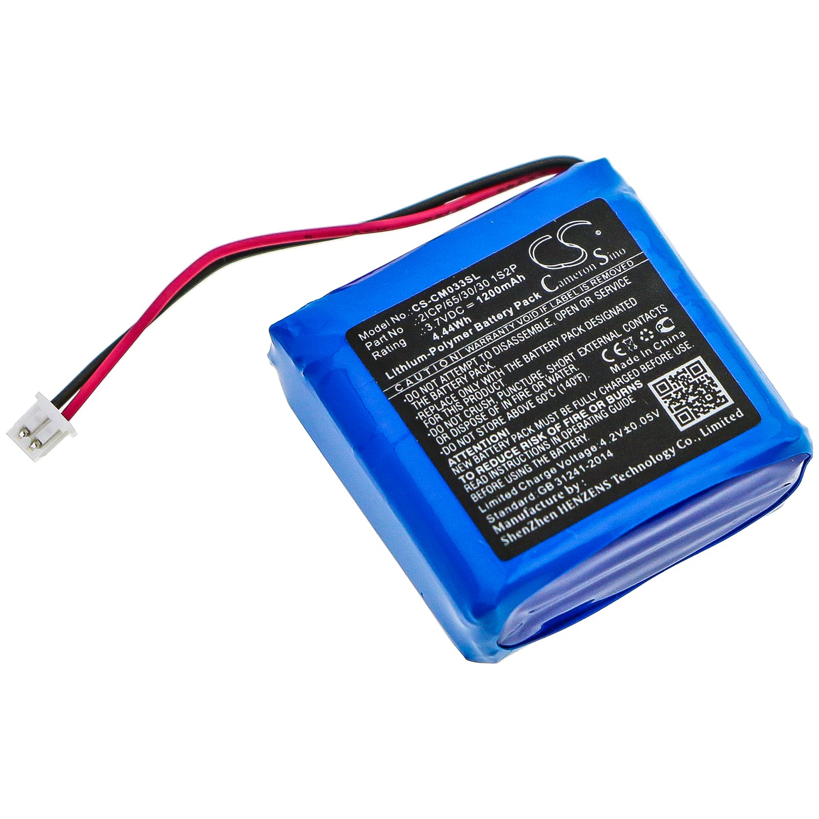 Replacement Battery for Custom Battery Packs 2ICP/65/30/30 1S2P - CS-CM033SL-1.jpg