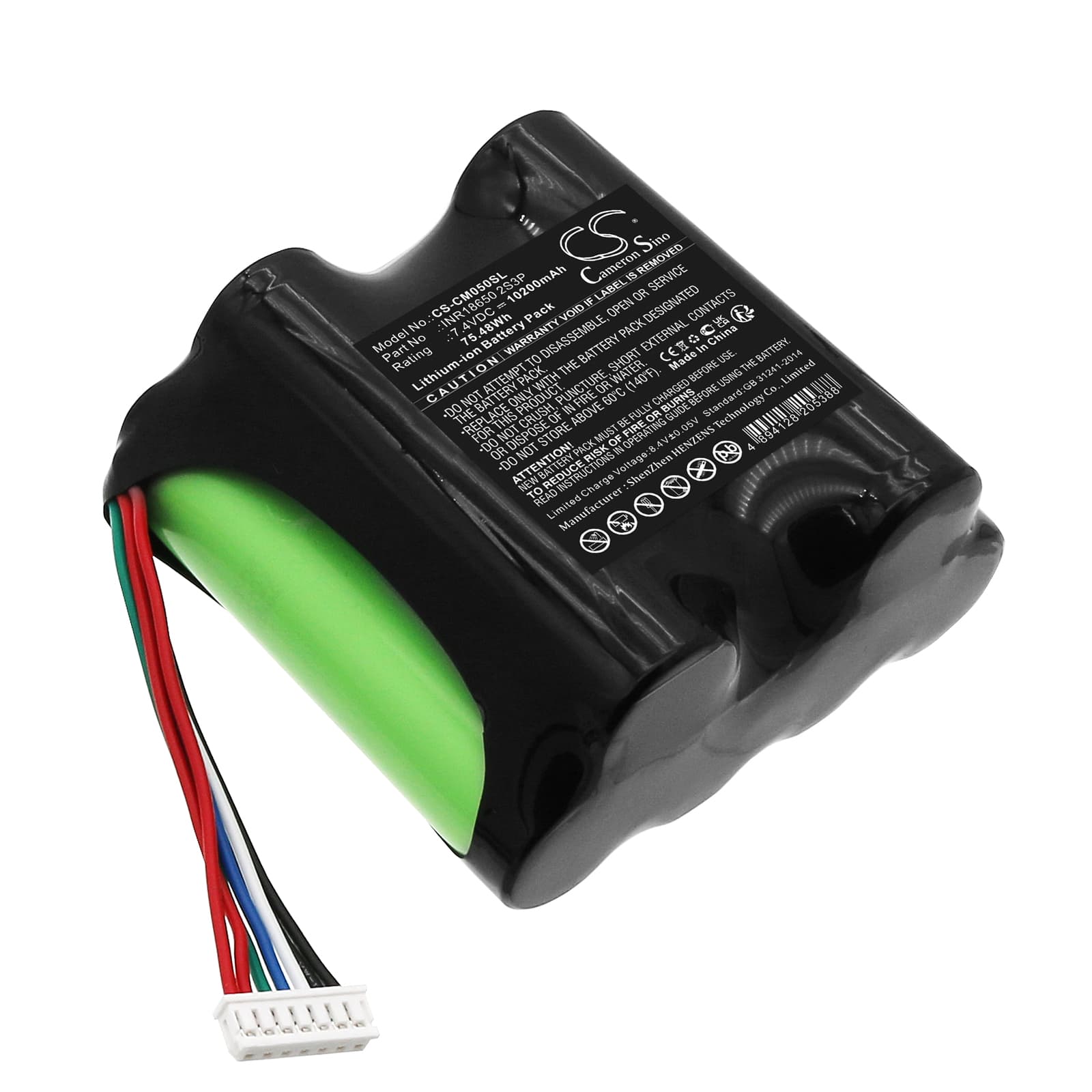 Replacement Battery for Custom Battery Pack INR18650 2S3P
