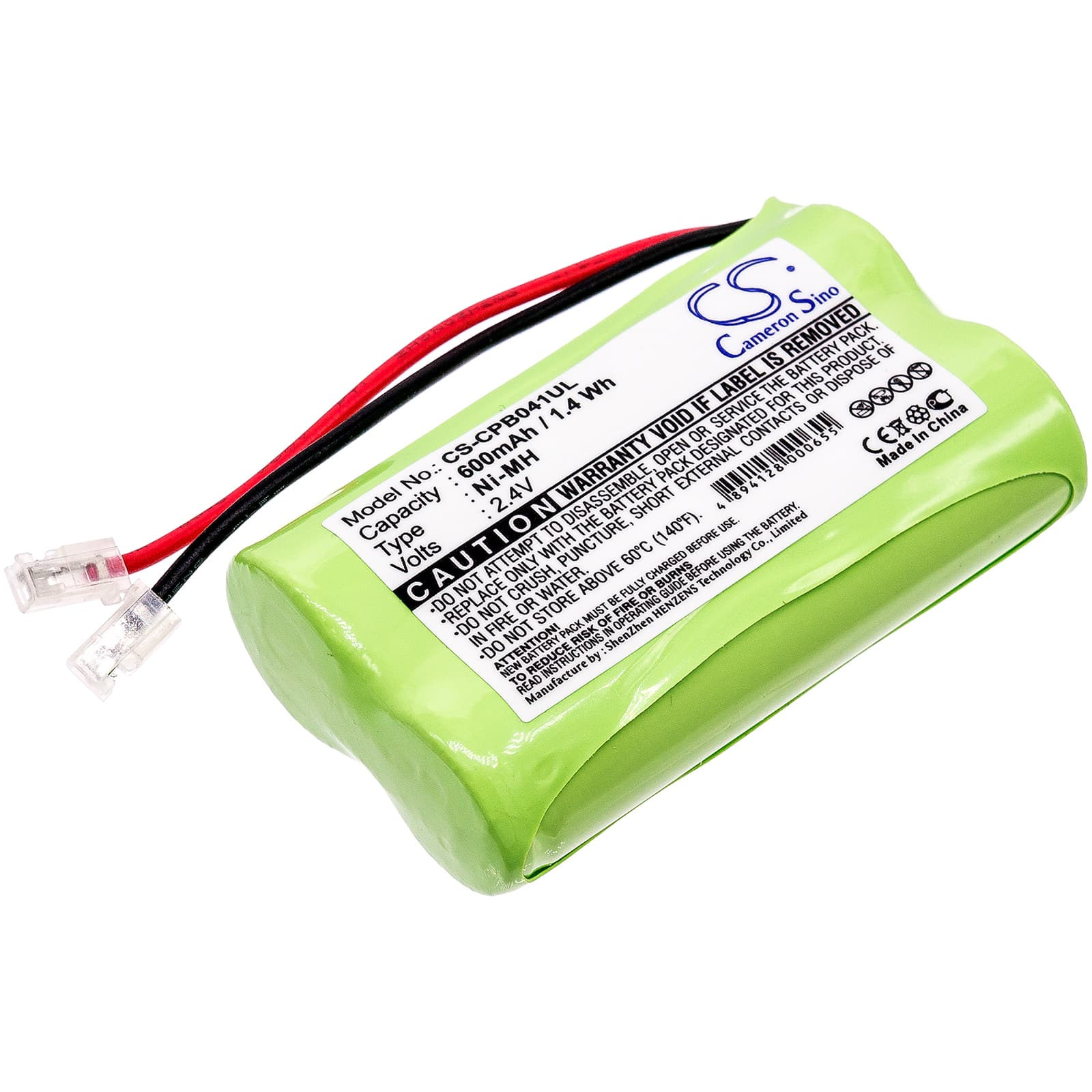 Replacement Battery for Universal AA x 2 - CS-CPB041UL-1.jpg