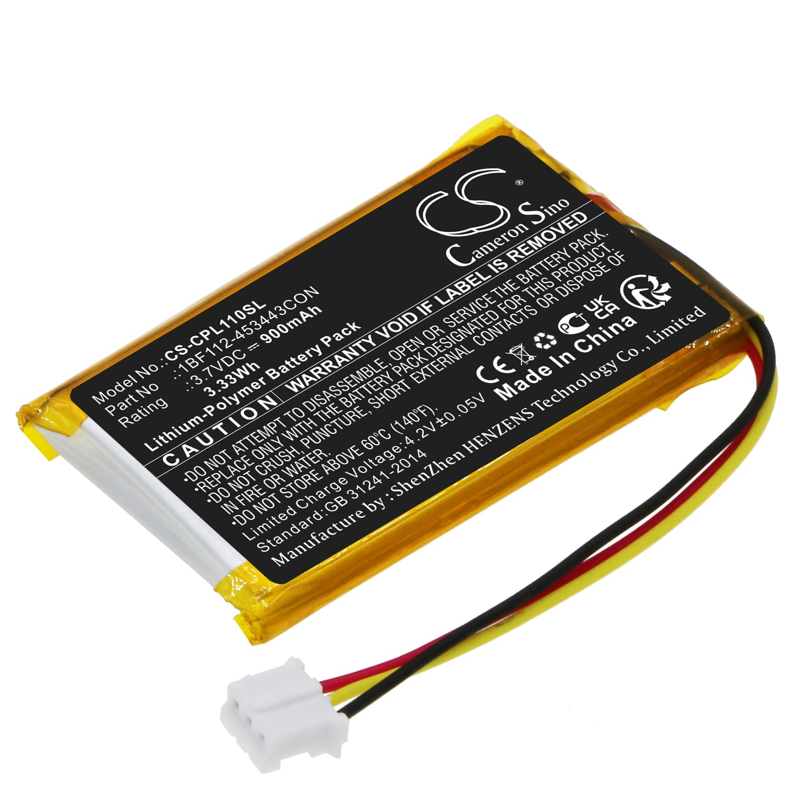 Replacement Battery for CalAmp LMU-1100 - CS-CPL110SL-1.jpg