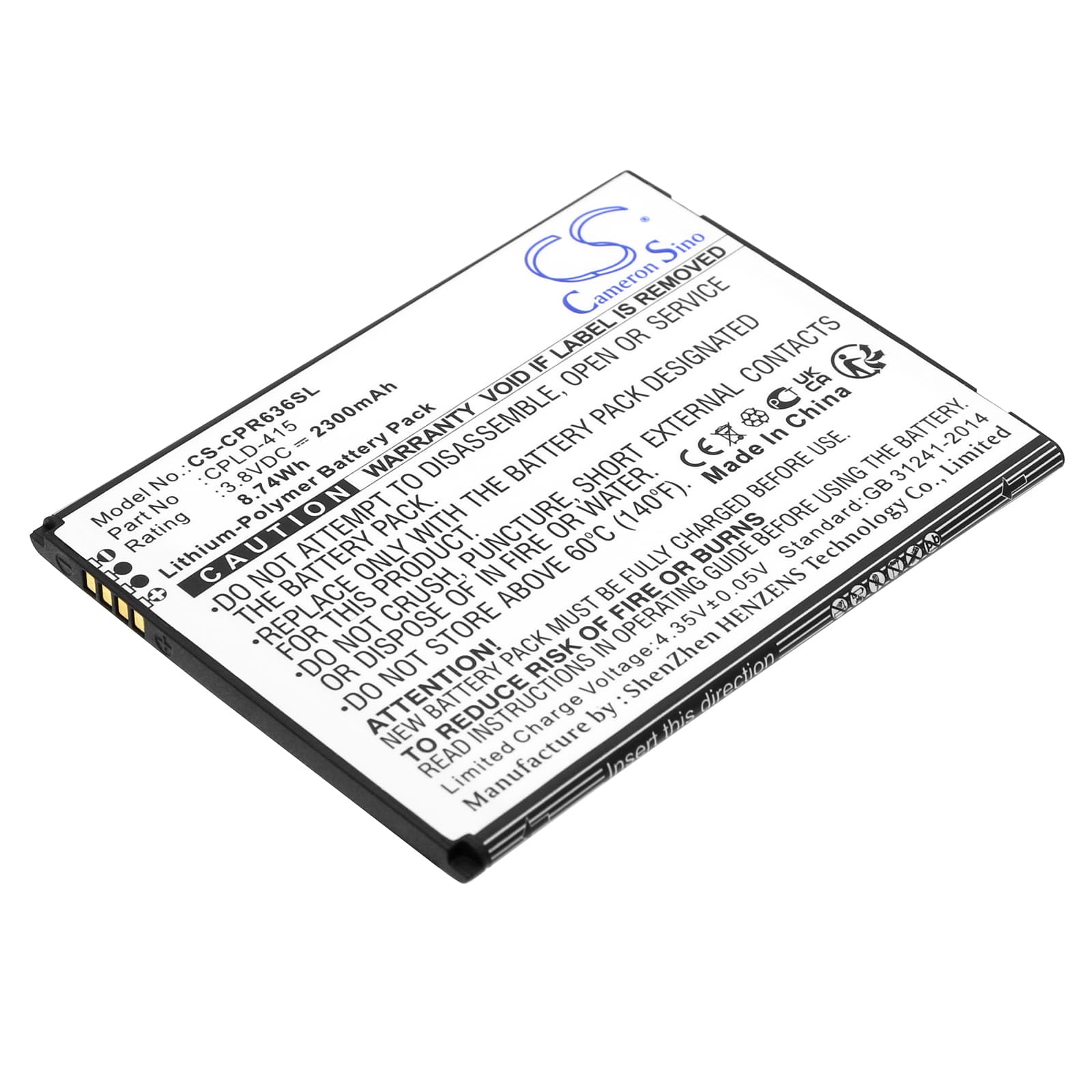 Replacement Battery for Coolpad BTR3636AB - CS-CPR636SL-1.jpg