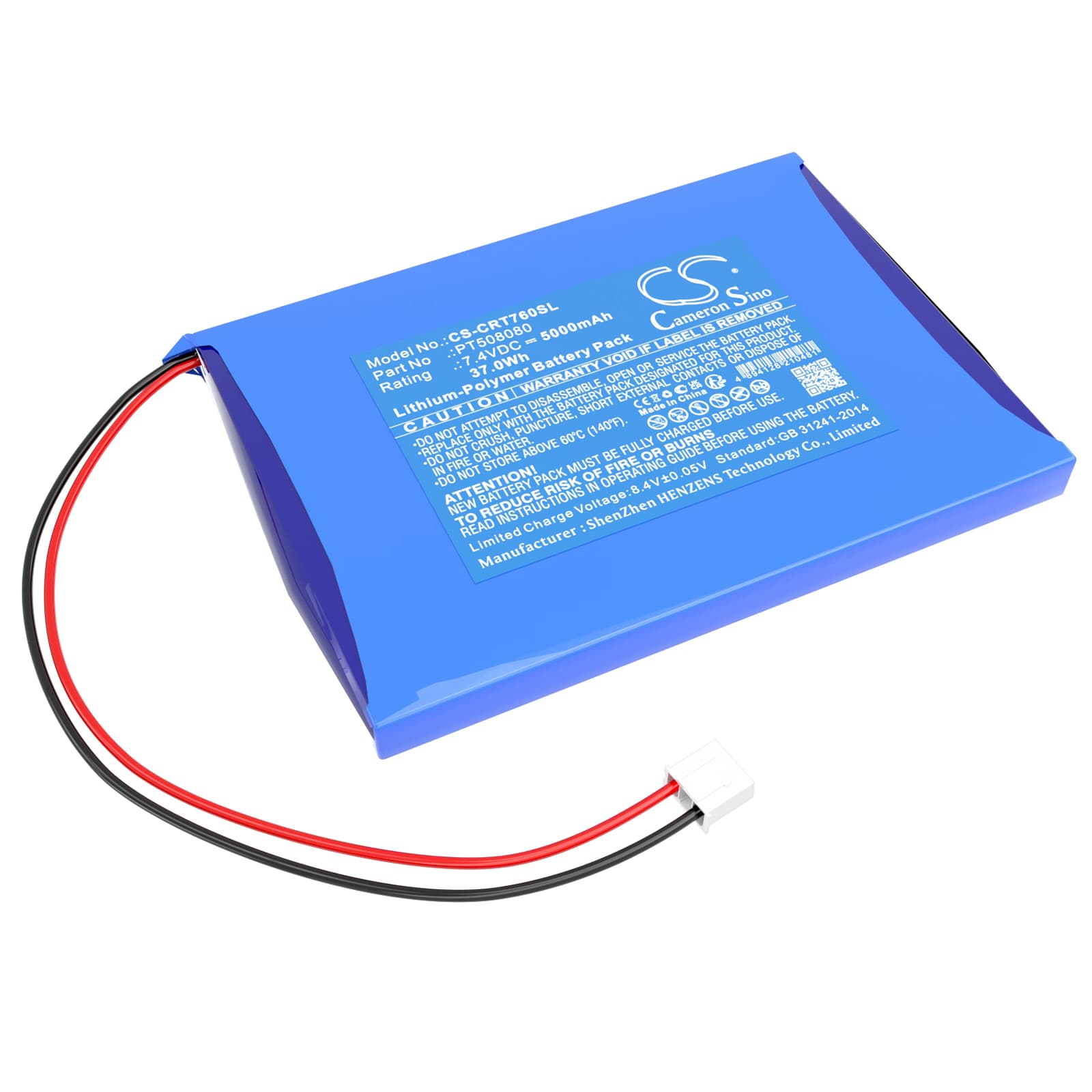 Replacement Battery for Creator ST-7600C Wireless Touch Screen - CS-CRT760SL-1.jpg