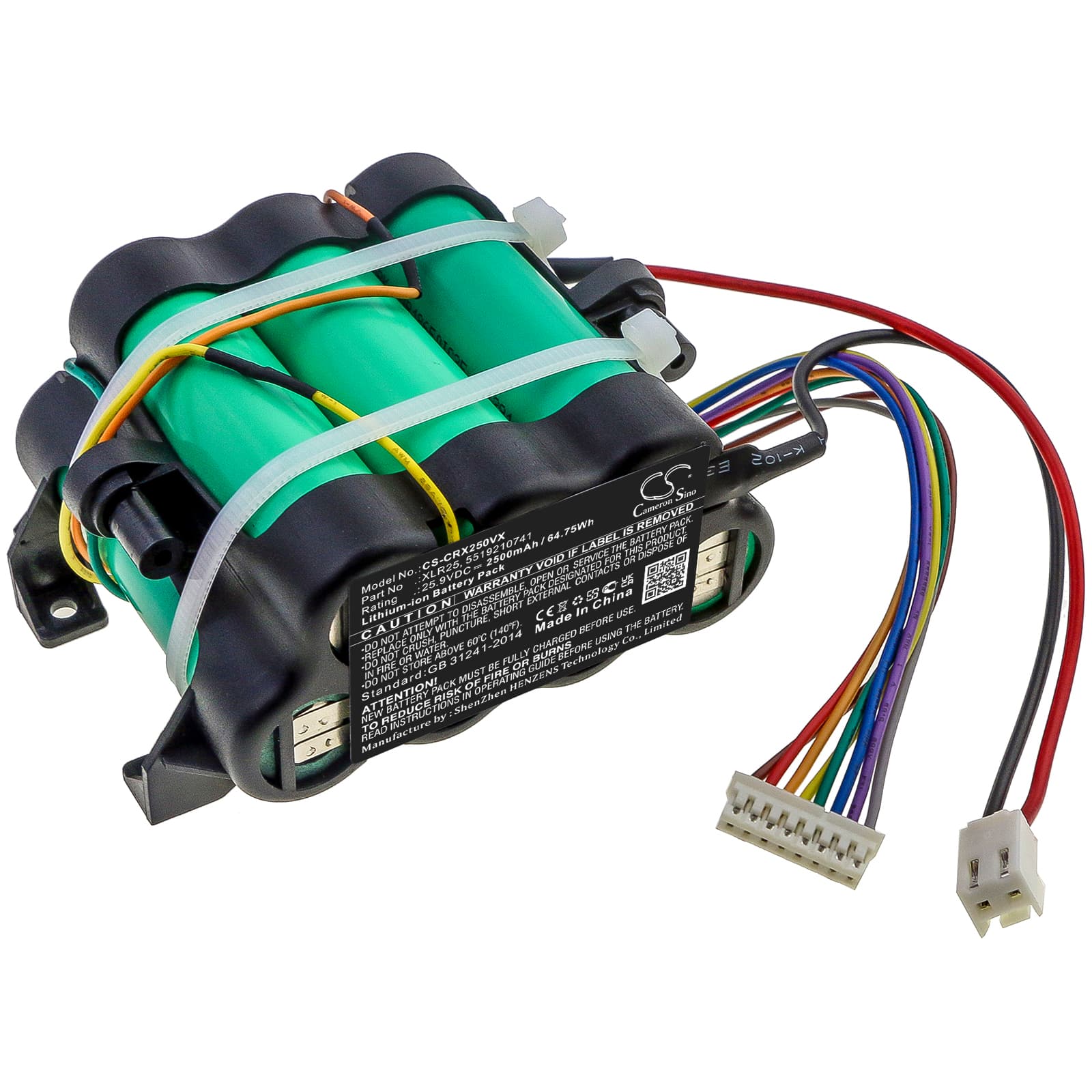 Replacement Battery for DeLonghi Colombina XLR25LE.GY - CS-CRX250VX-1.jpg