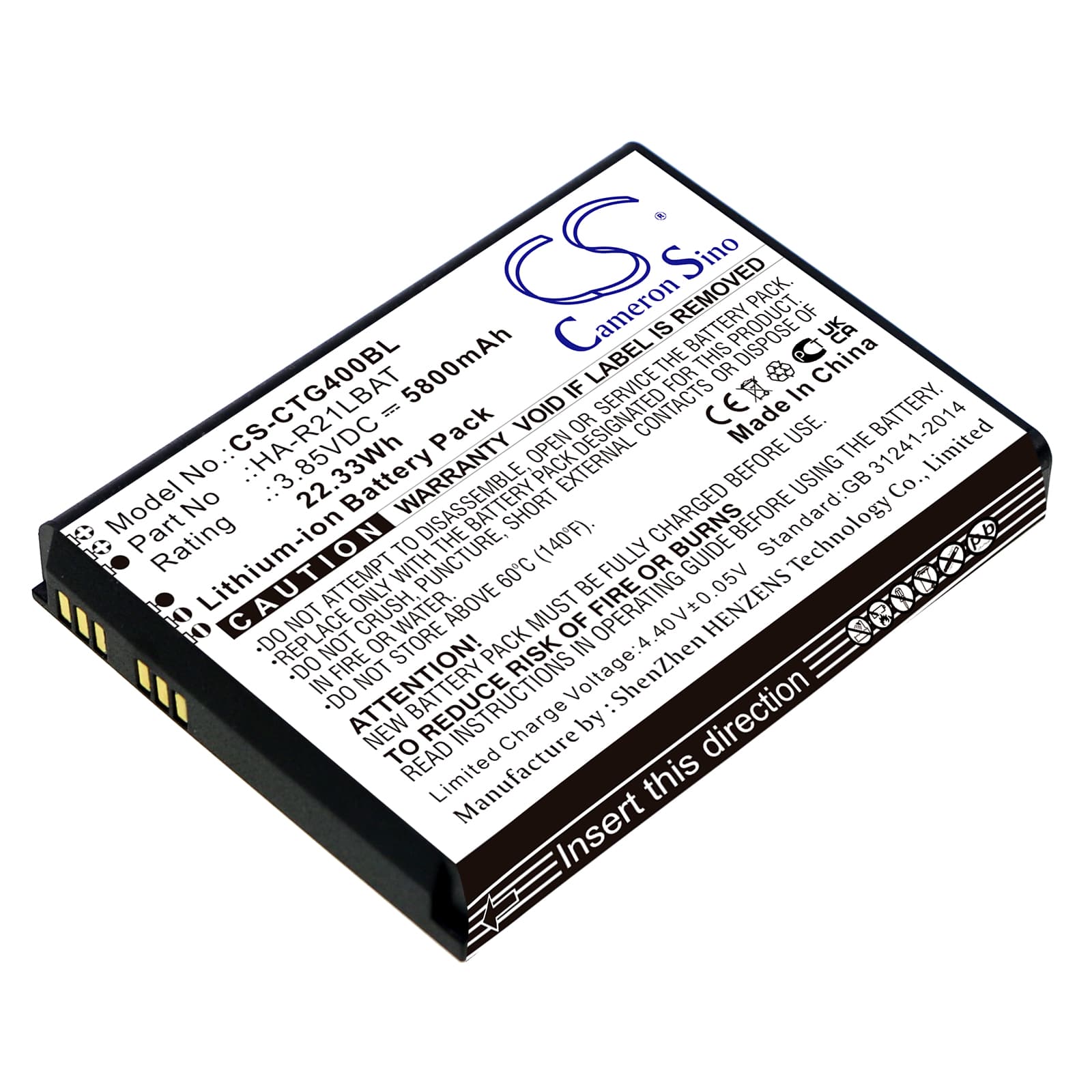 Replacement Battery for Casio IT-G400 - CS-CTG400BL-1.jpg