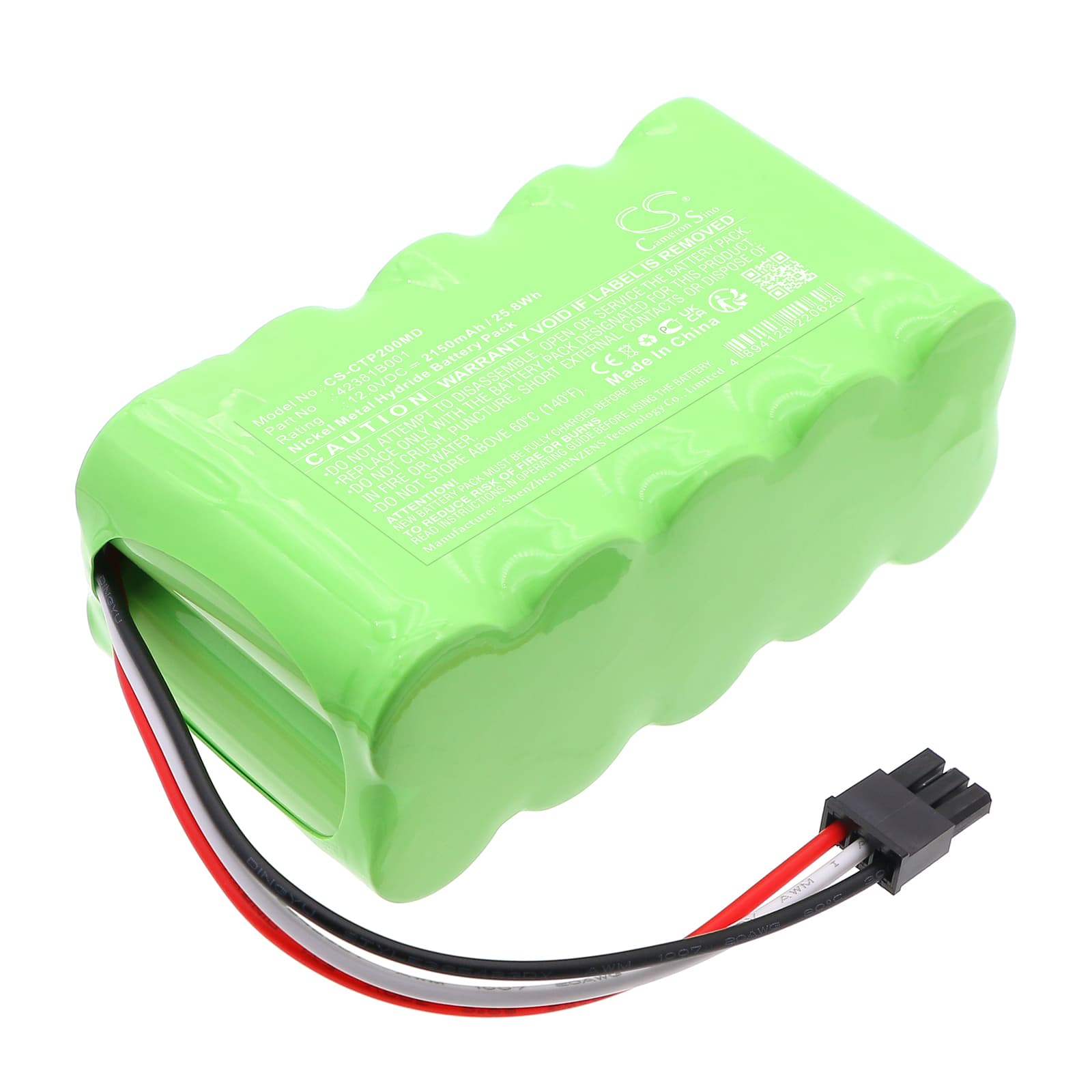 Replacement Battery for Criticare 8500Q Anesthetic Gas Monitor - CS-CTP200MD-1.jpg