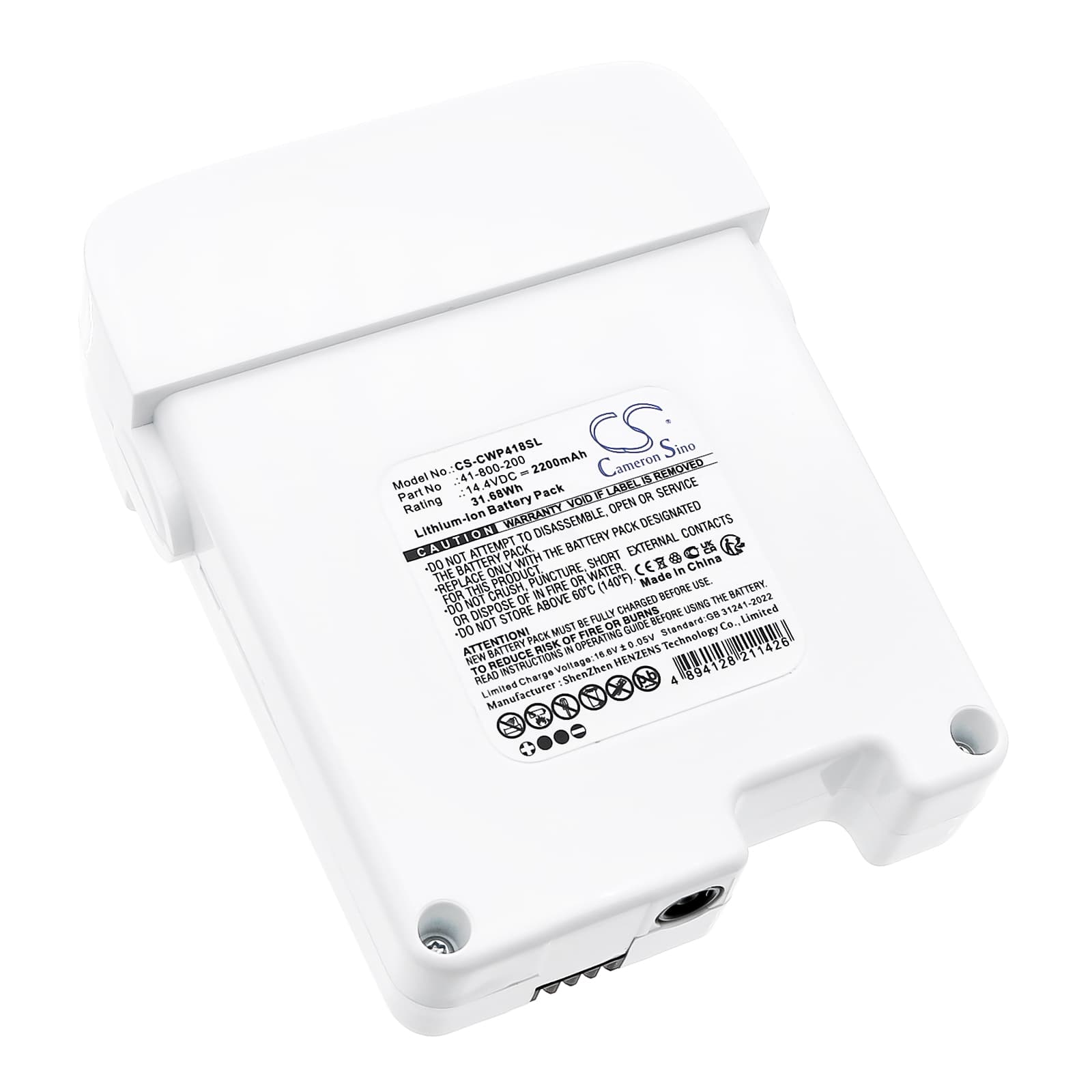 Replacement Battery for CWP Powersmart Controller and cradle - CS-CWP418SL-1.jpg