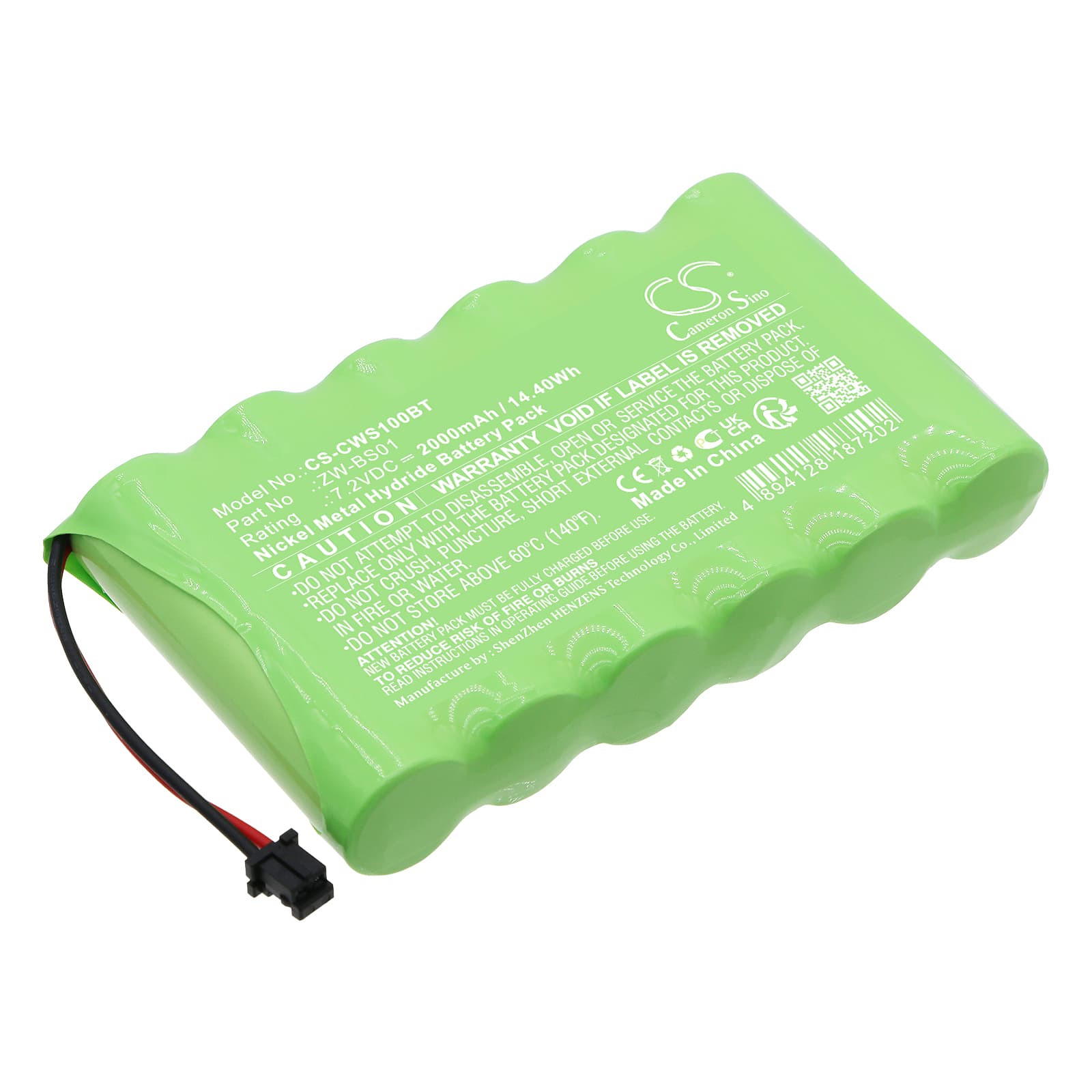 Replacement Battery for CaddX ZeroWire Control Panel - CS-CWS100BT-1.jpg