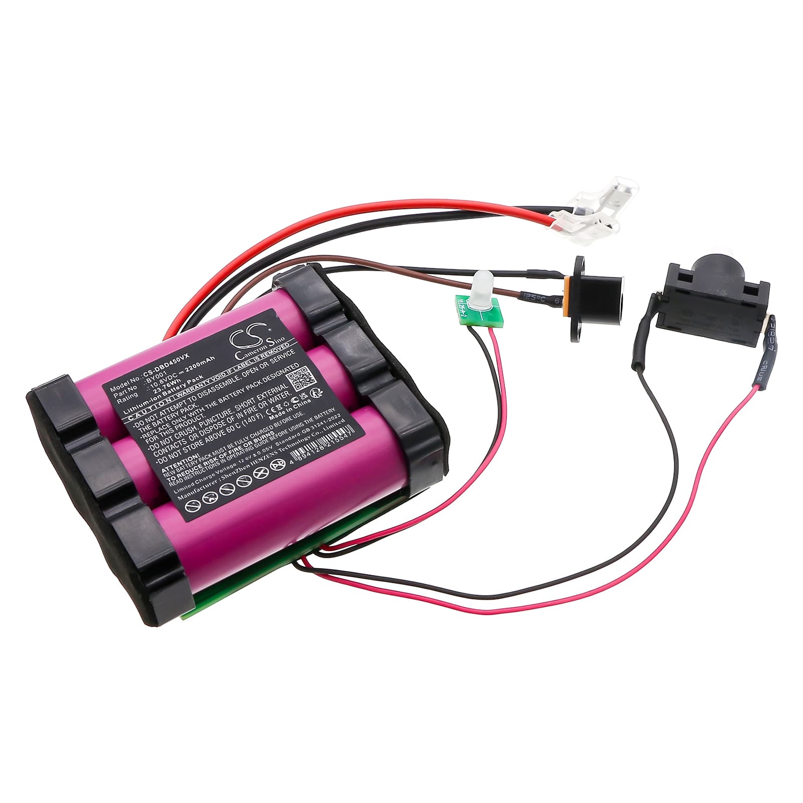 Replacement Battery for Dirt Devil BD45000