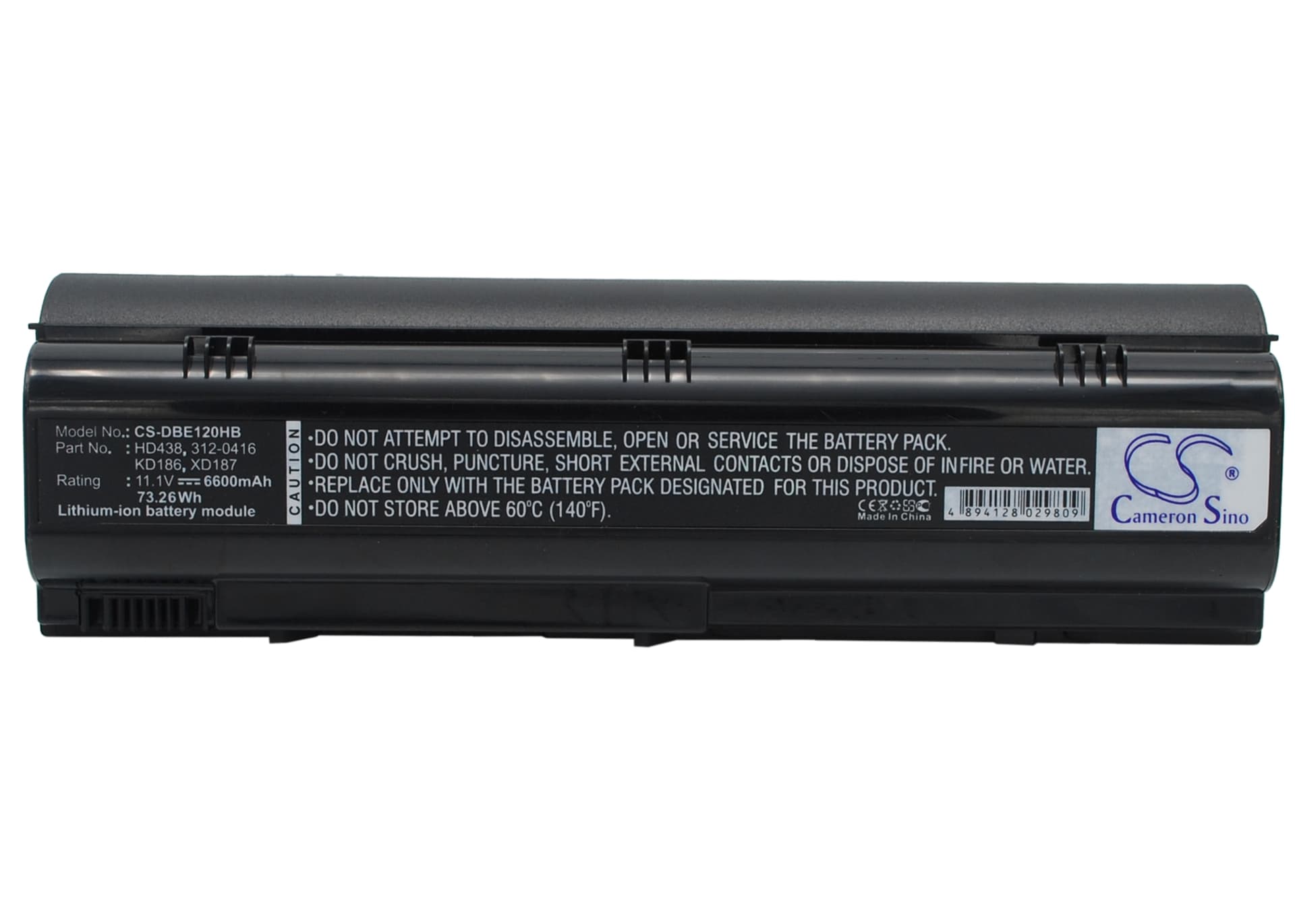 Replacement Battery for Dell Inspiron 1300 - CS-DBE120HB-1.jpg