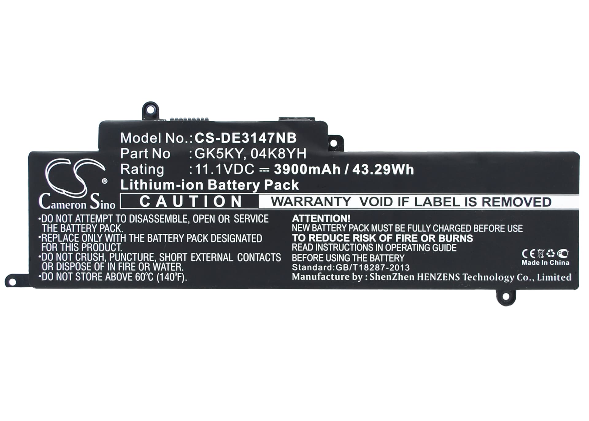 Replacement Battery for Dell Inspiron 11 3147 - CS-DE3147NB-1.jpg