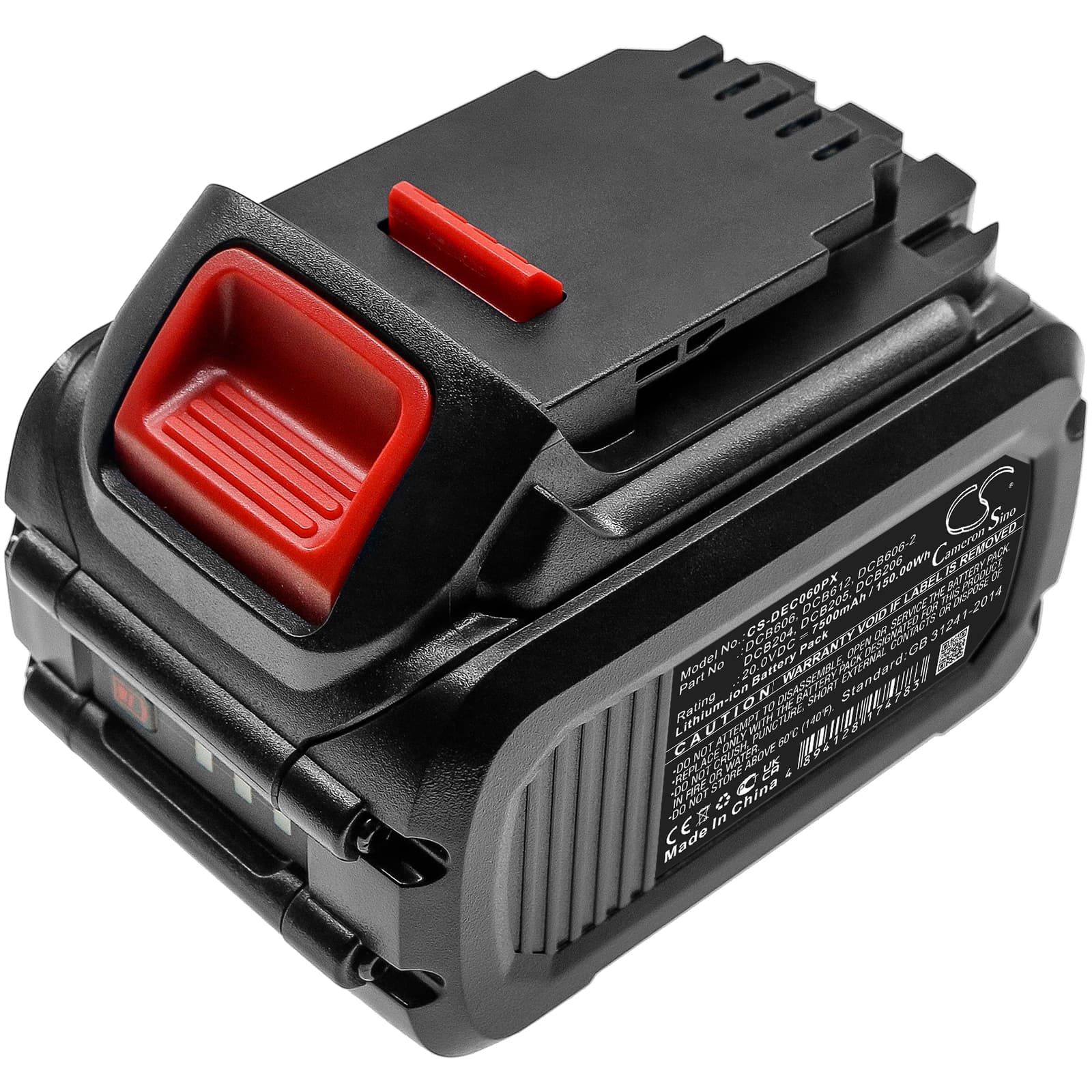 Replacement Battery for DeWalt 20V MAX