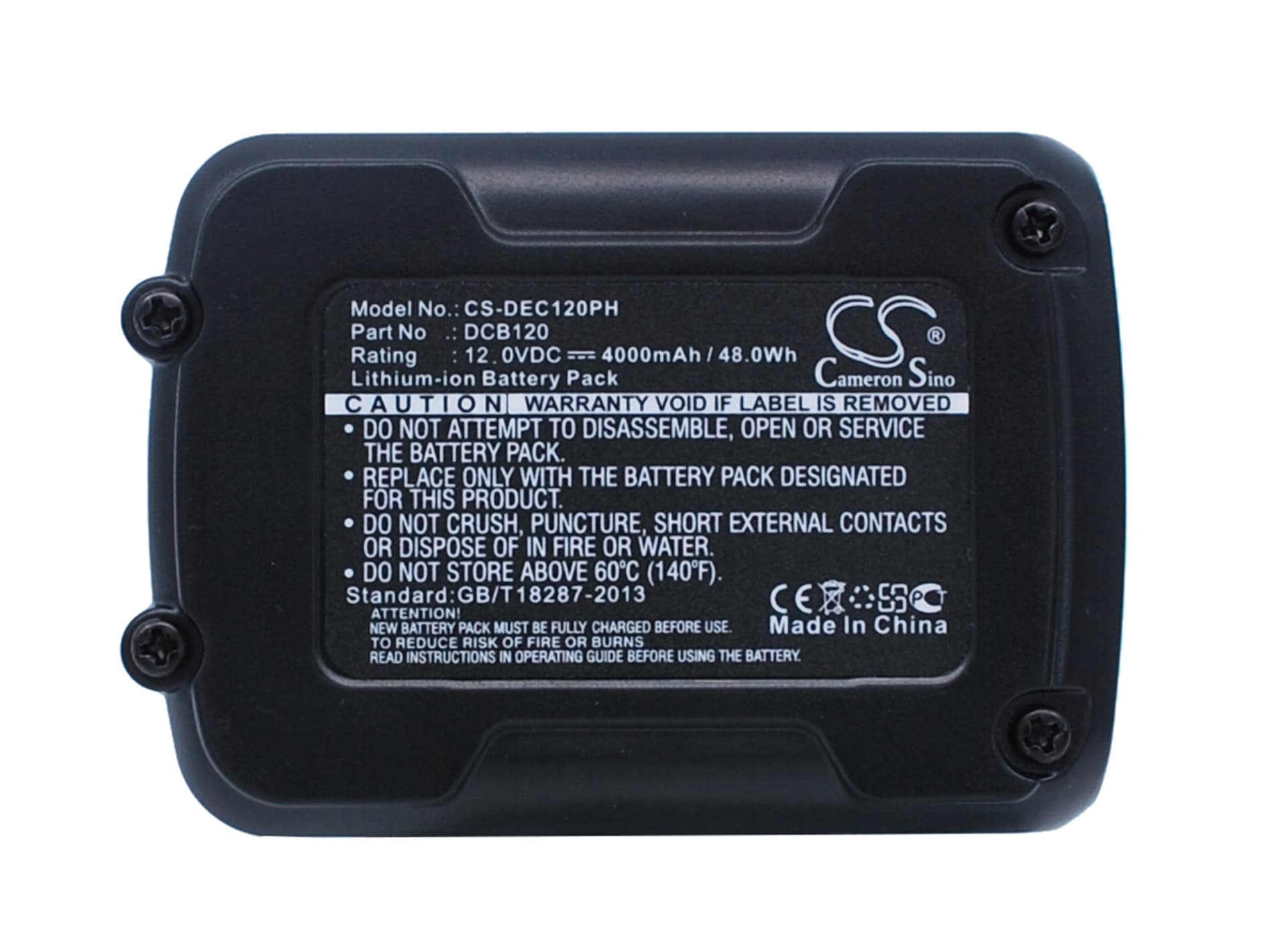 Replacement Battery for DeWalt 12V MAX Li-ion