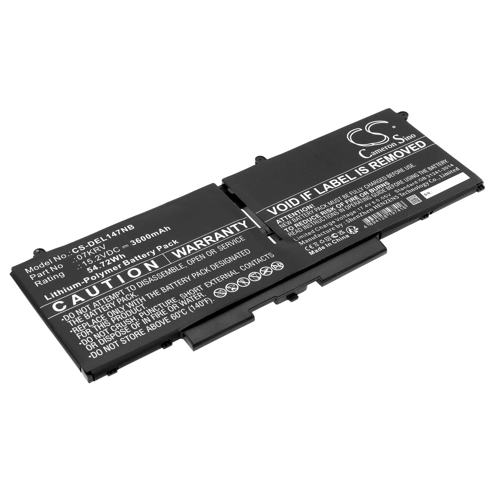 Replacement Battery for Dell Latitude 14 7430 D1GX0 - CS-DEL147NB-1.jpg